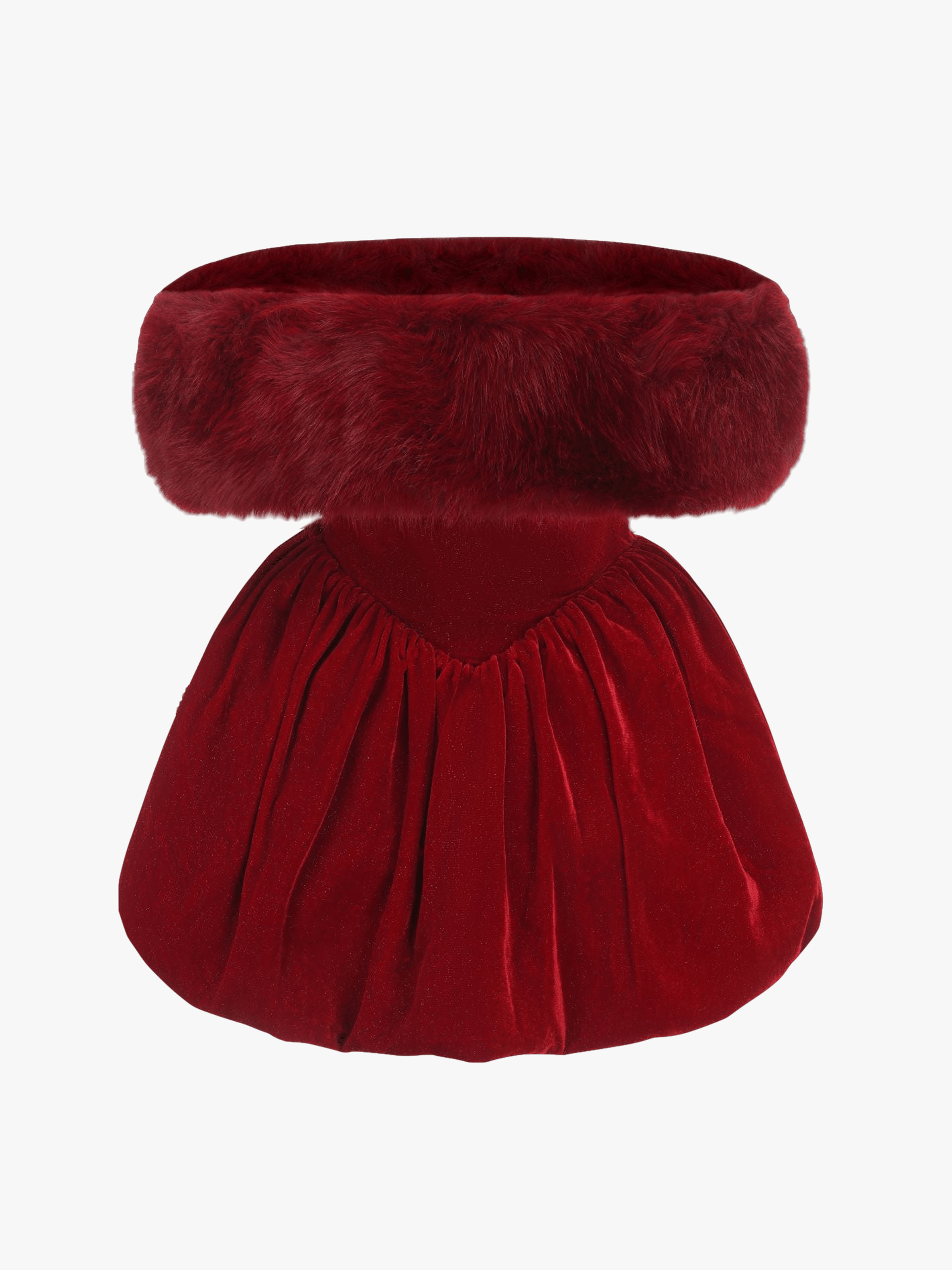 Candice Velvet Dress (Red) made by Nana Jacqueline