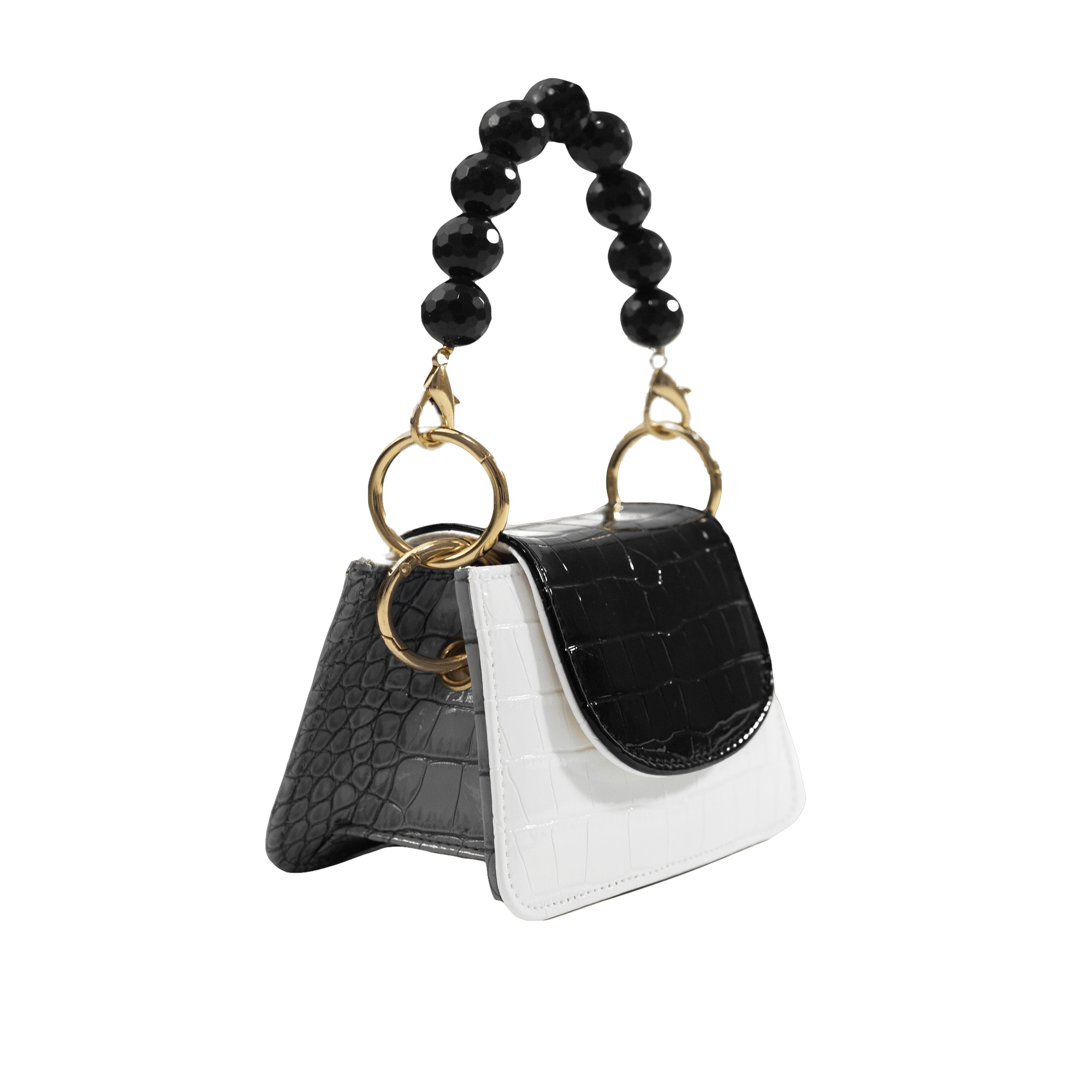 Horra - Black X White X Grey - Mini bag made by ALIEL