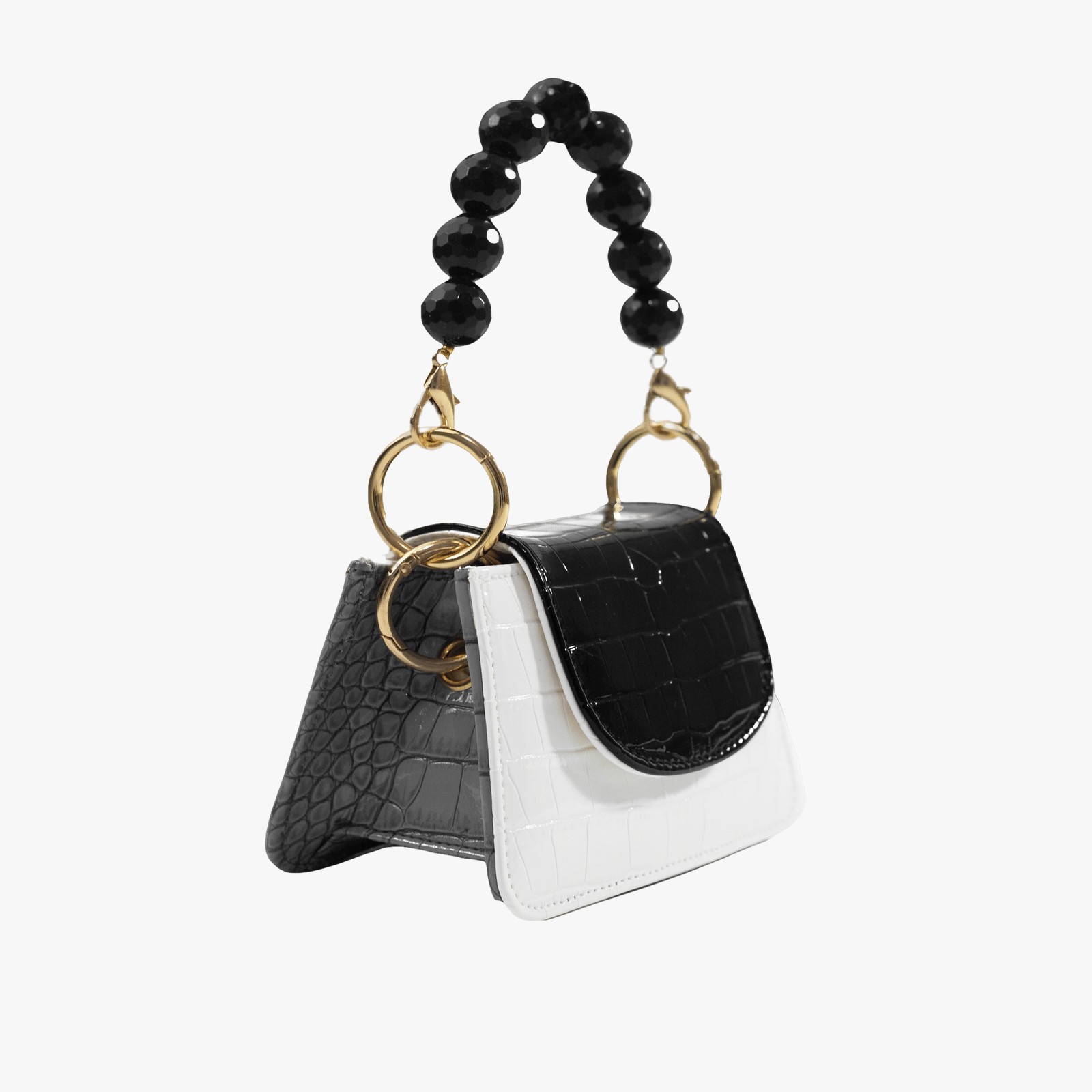 Horra - Black X White X Grey - Mini bag made by ALIEL