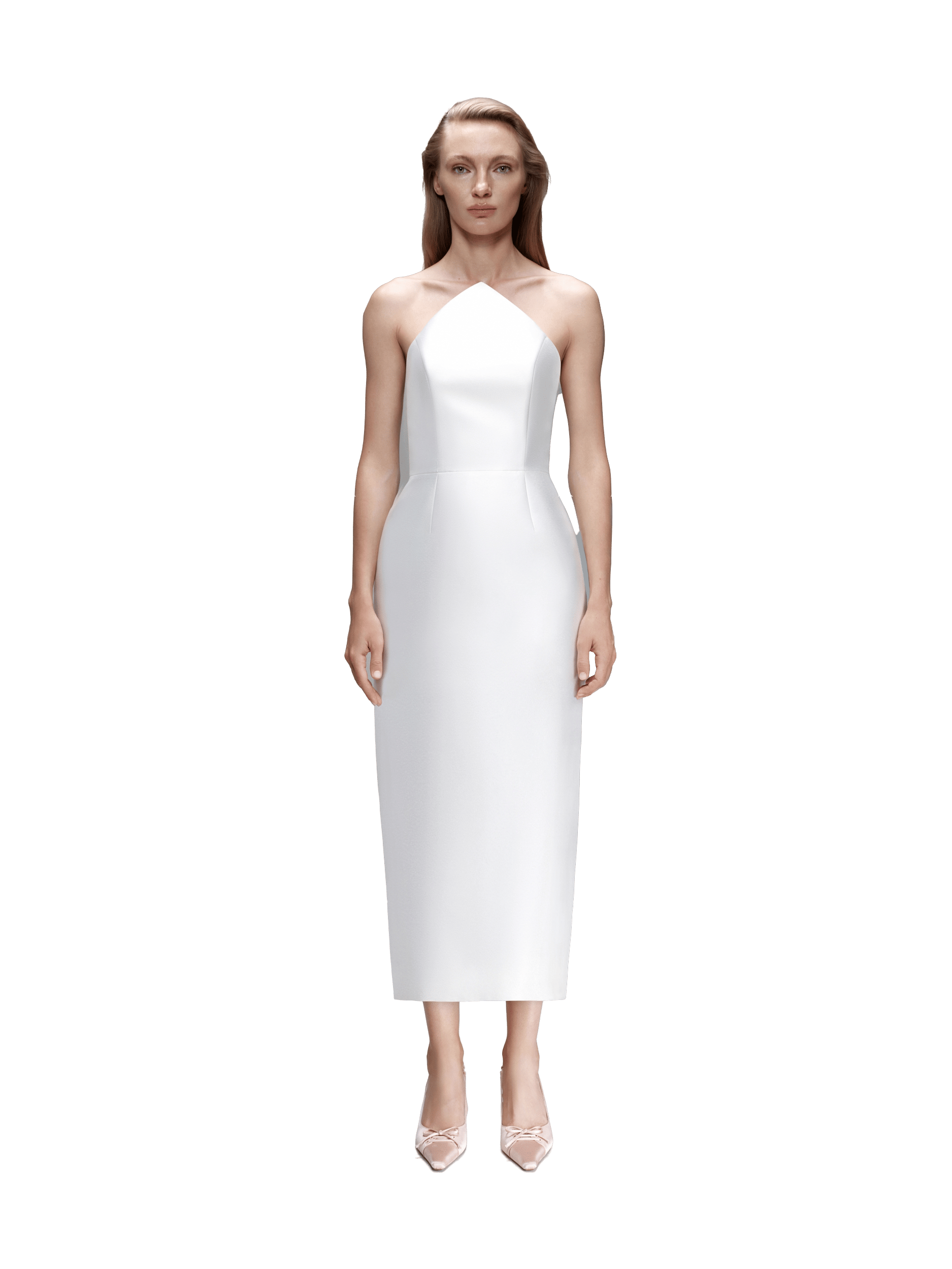 Strapless Midi Dress made by NDS The Label