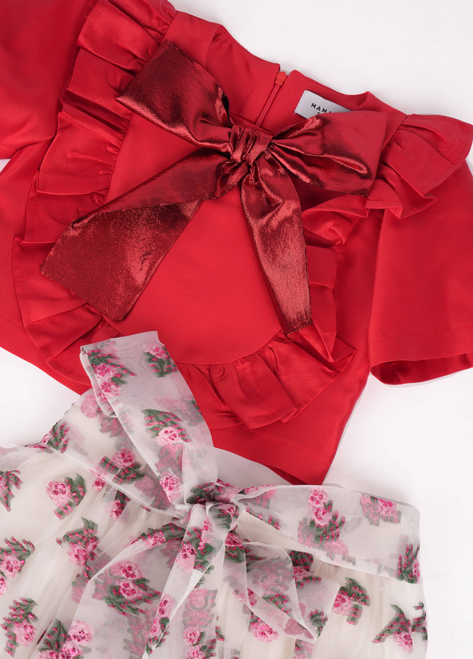 Jacquard Bow Outfit | 2 Pieces made by Mama Luma