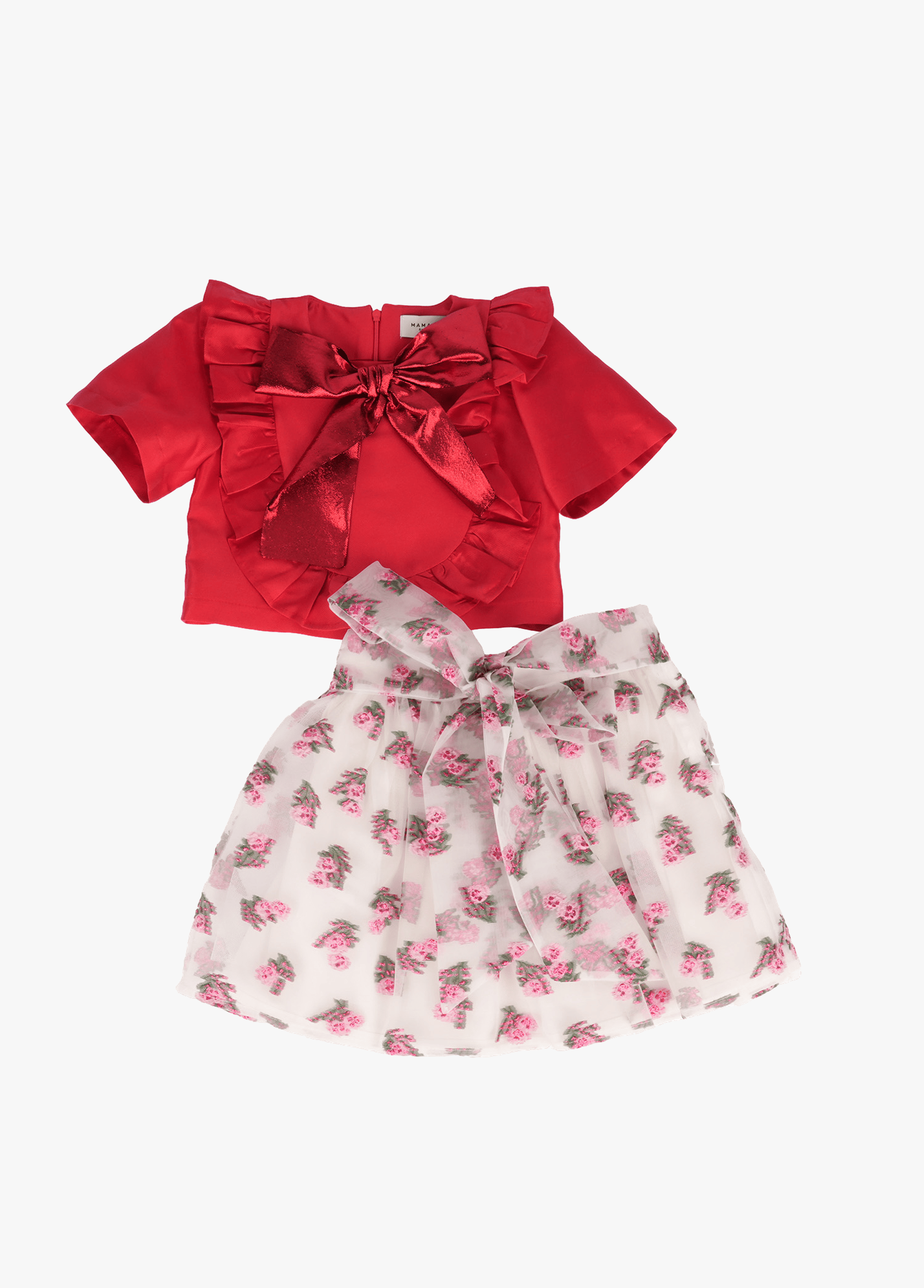 Jacquard Bow Outfit | 2 Pieces made by Mama Luma