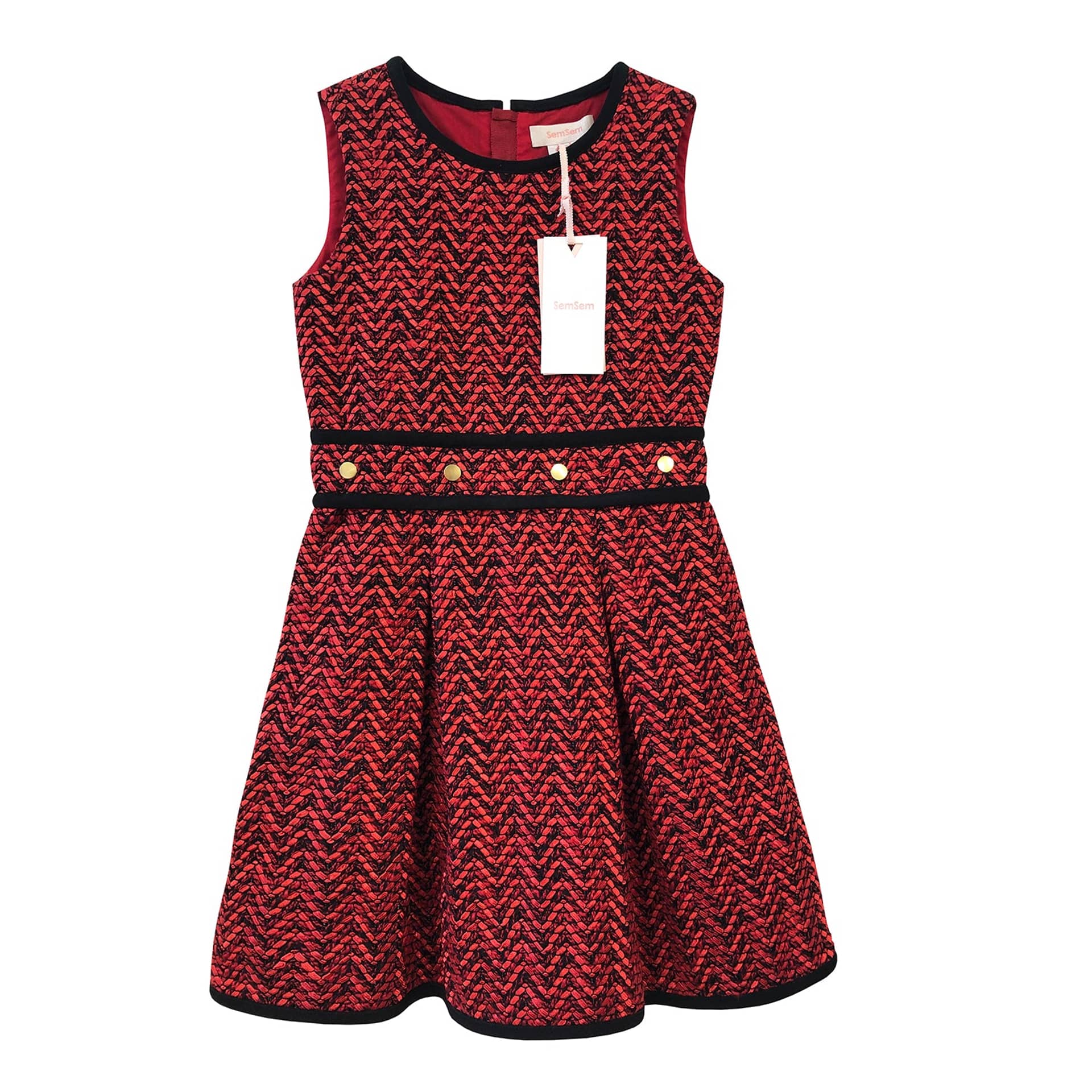 Sameera Dress - Red made by SEMSEM
