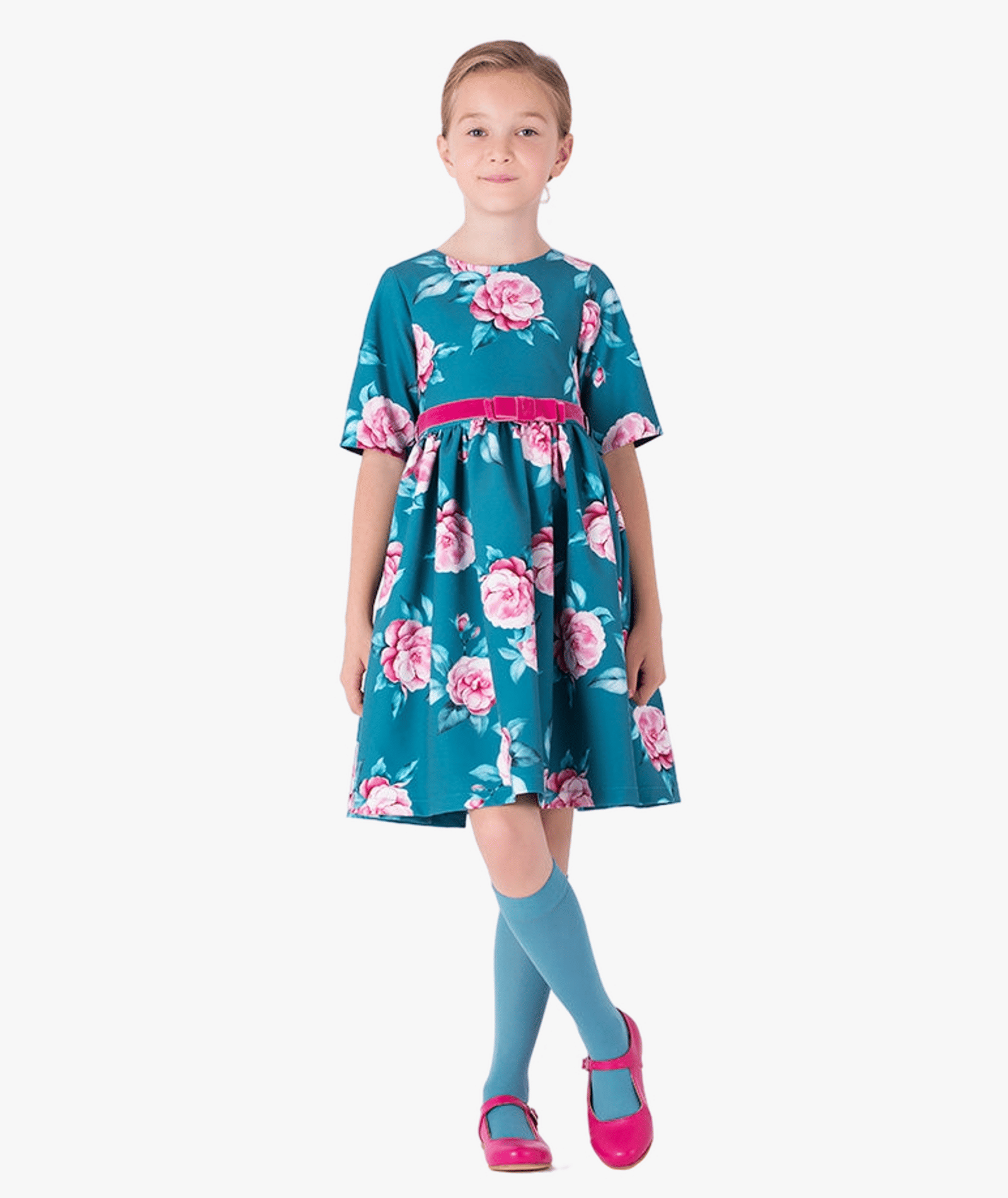 Floral Savaya Girls Dress made by Mama Luma
