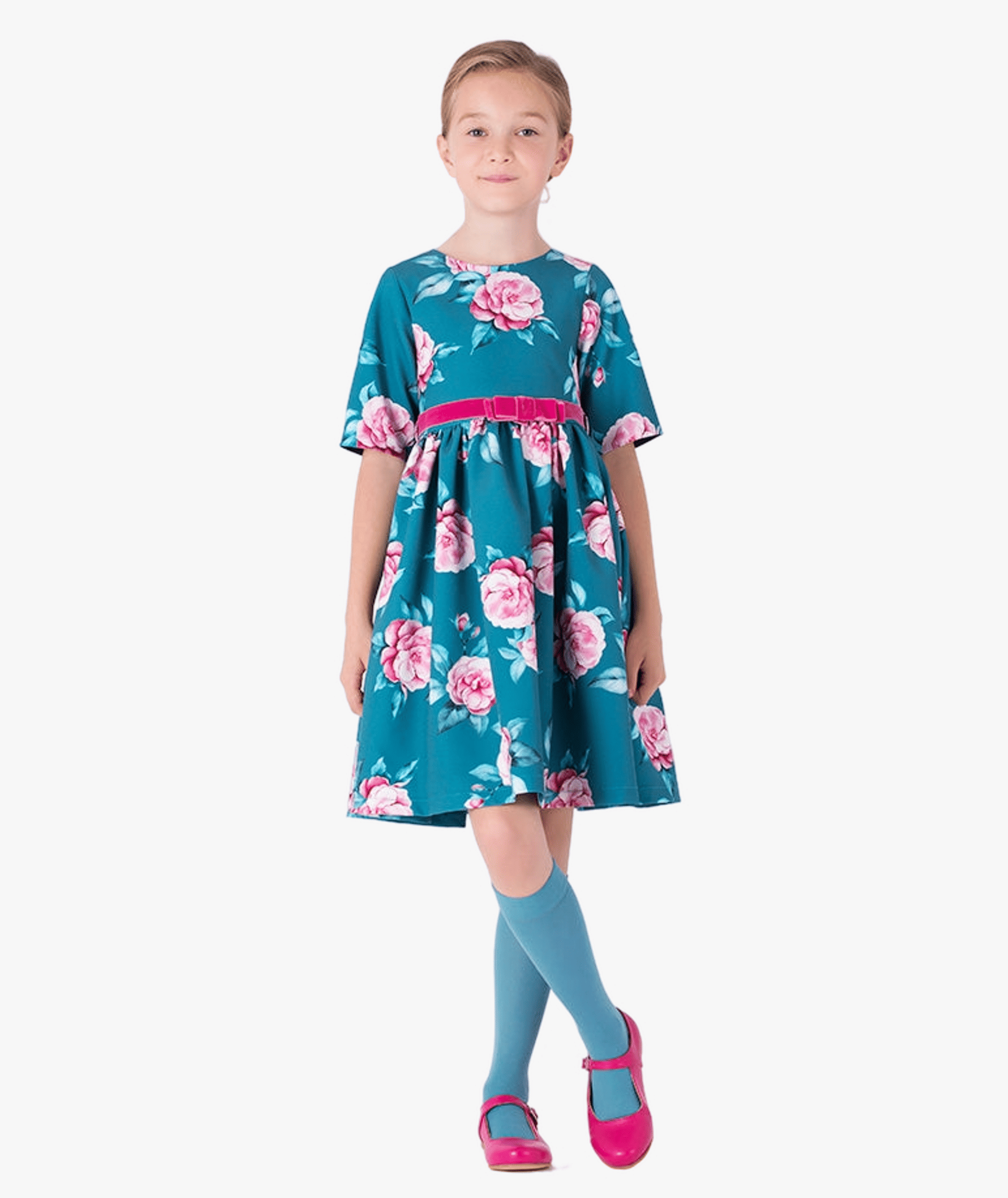 Floral Savaya Girls Dress made by Mama Luma