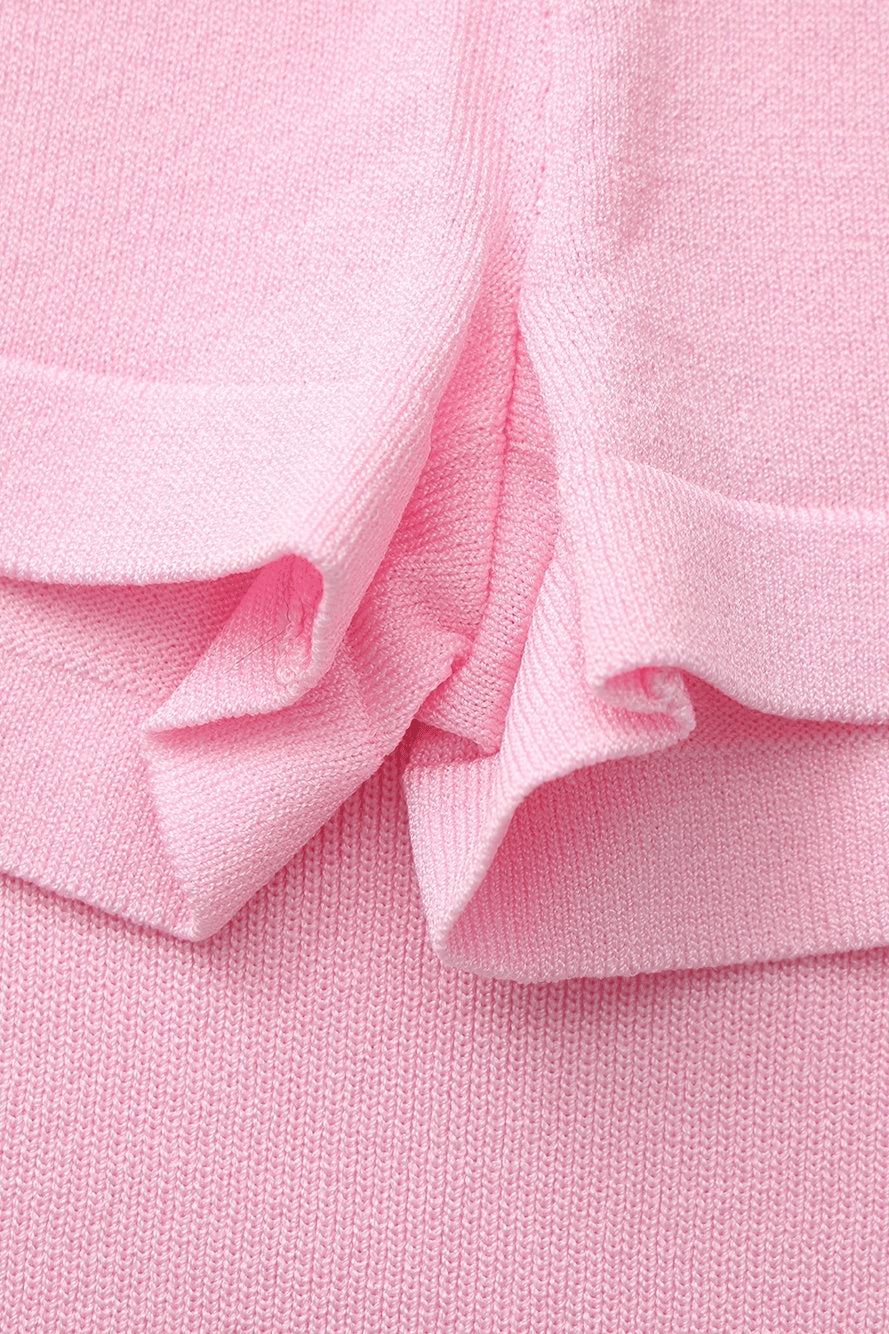 Wilhelmina Contrast A-Line Pink Skirt made by Nana Jacqueline