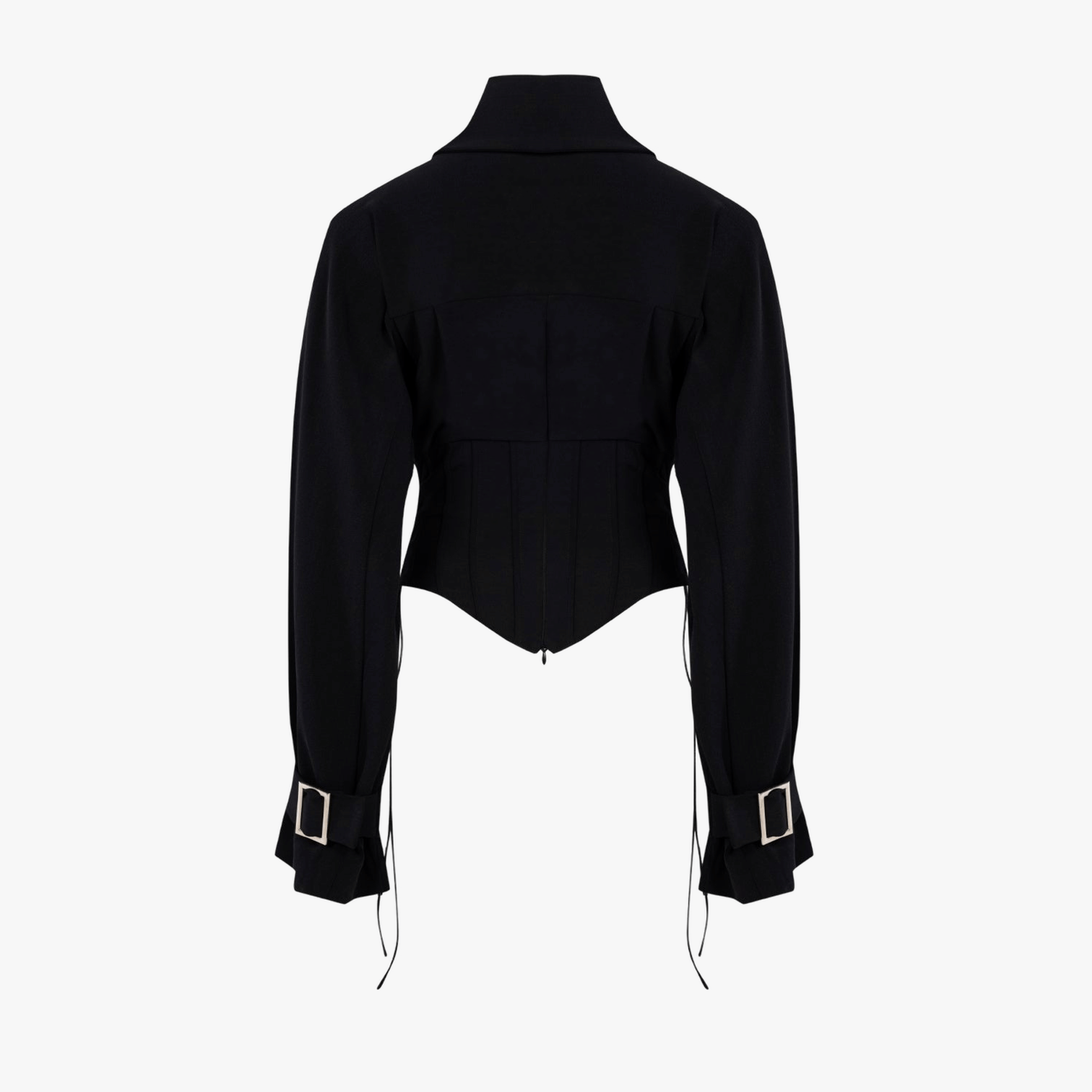 YOUR *ITCH CORSET BLOUSE - JET BLACK made by PCFG