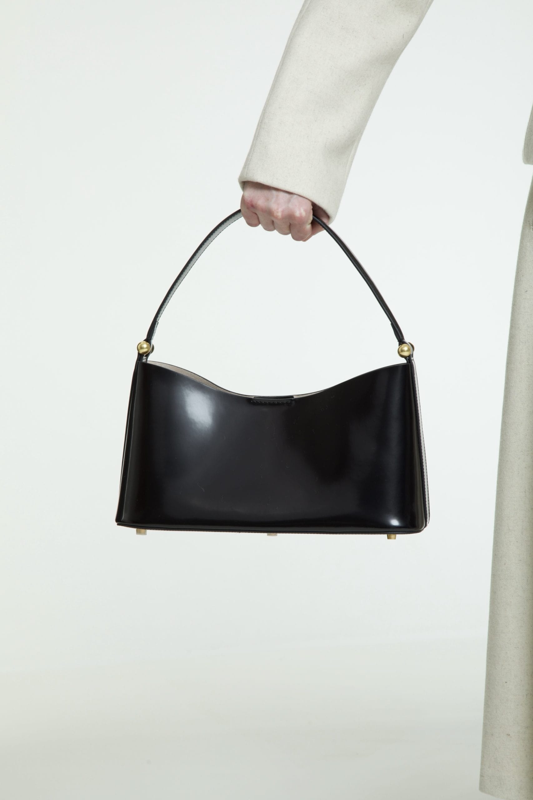 Patent leather handbag made by AFTERHOURS