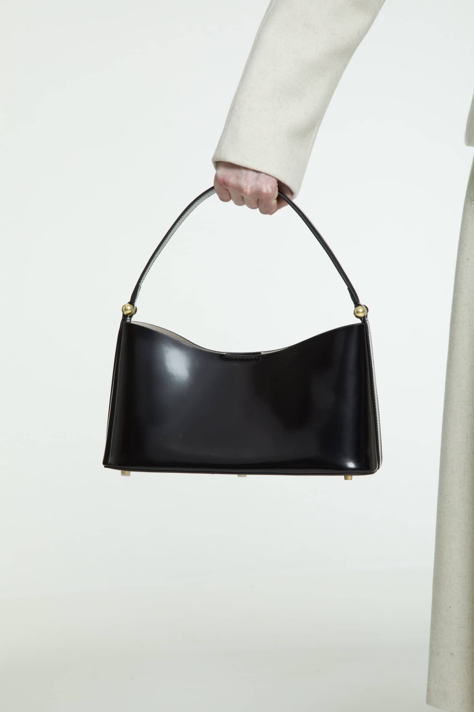 Patent leather handbag made by AFTERHOURS