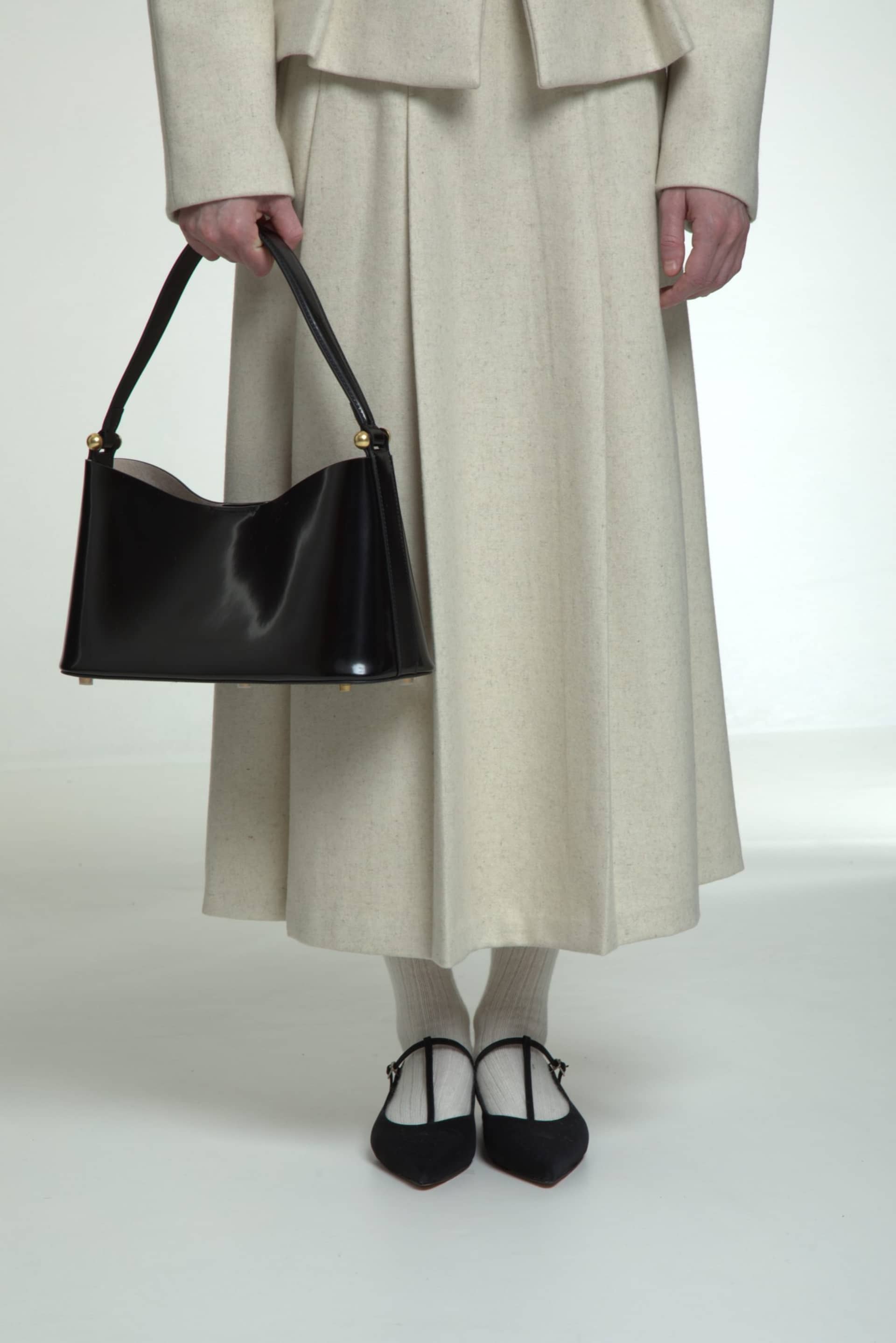 Patent leather handbag made by AFTERHOURS