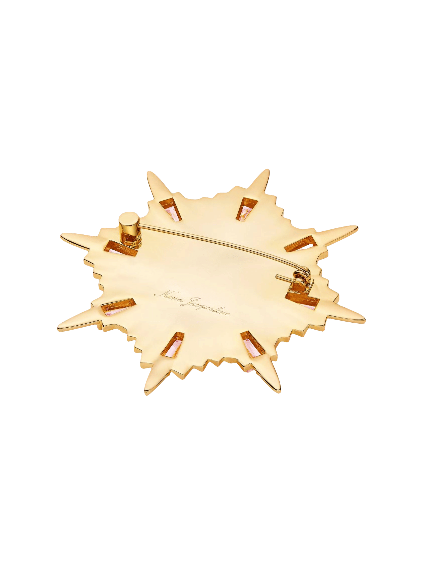 Claudia Brooch in Gold made by Nana Jacqueline