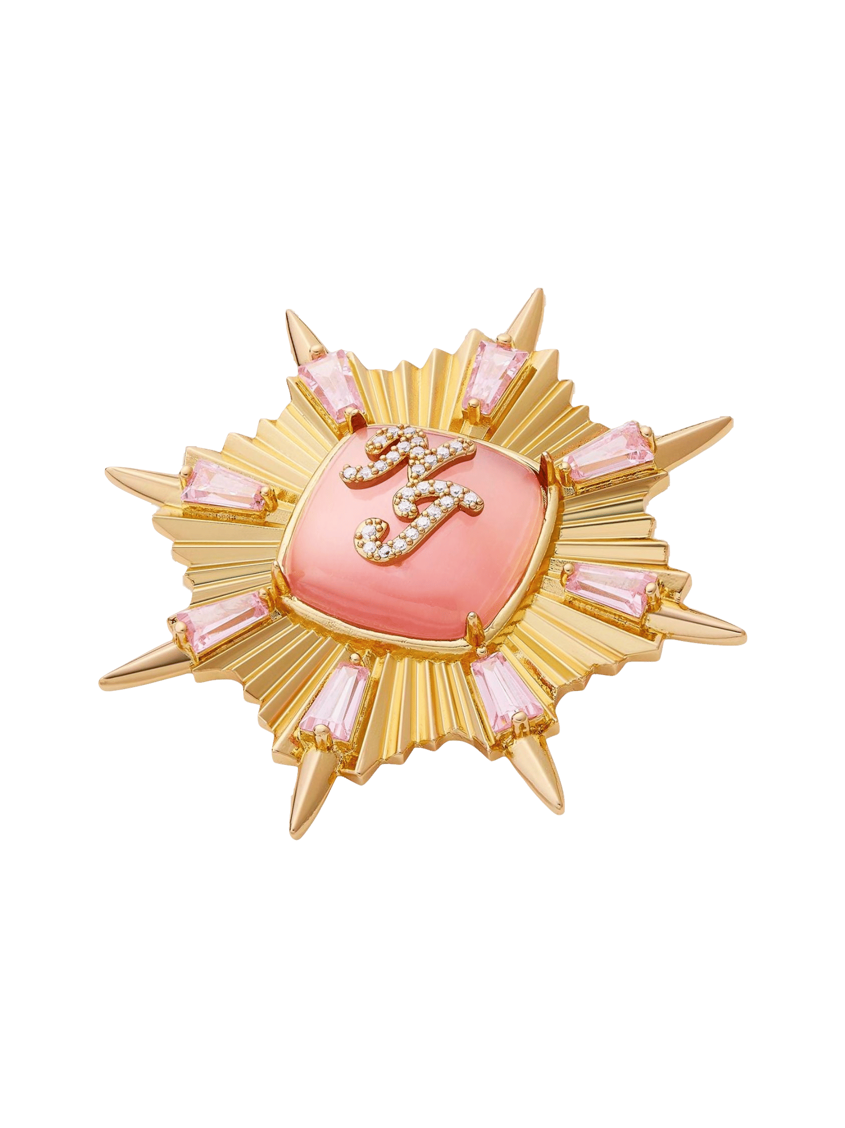 Claudia Brooch in Gold made by Nana Jacqueline