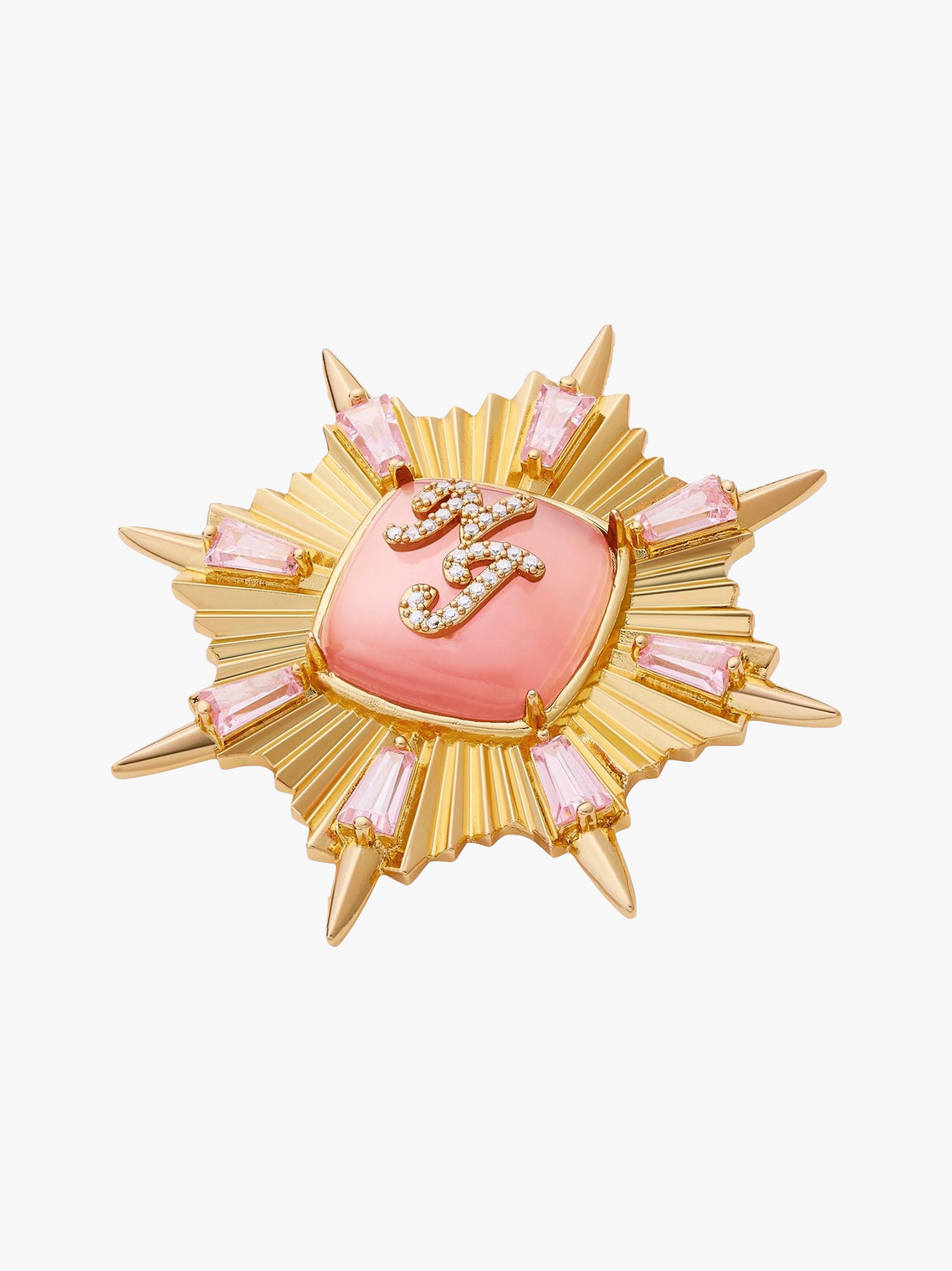 Claudia Brooch in Gold made by Nana Jacqueline