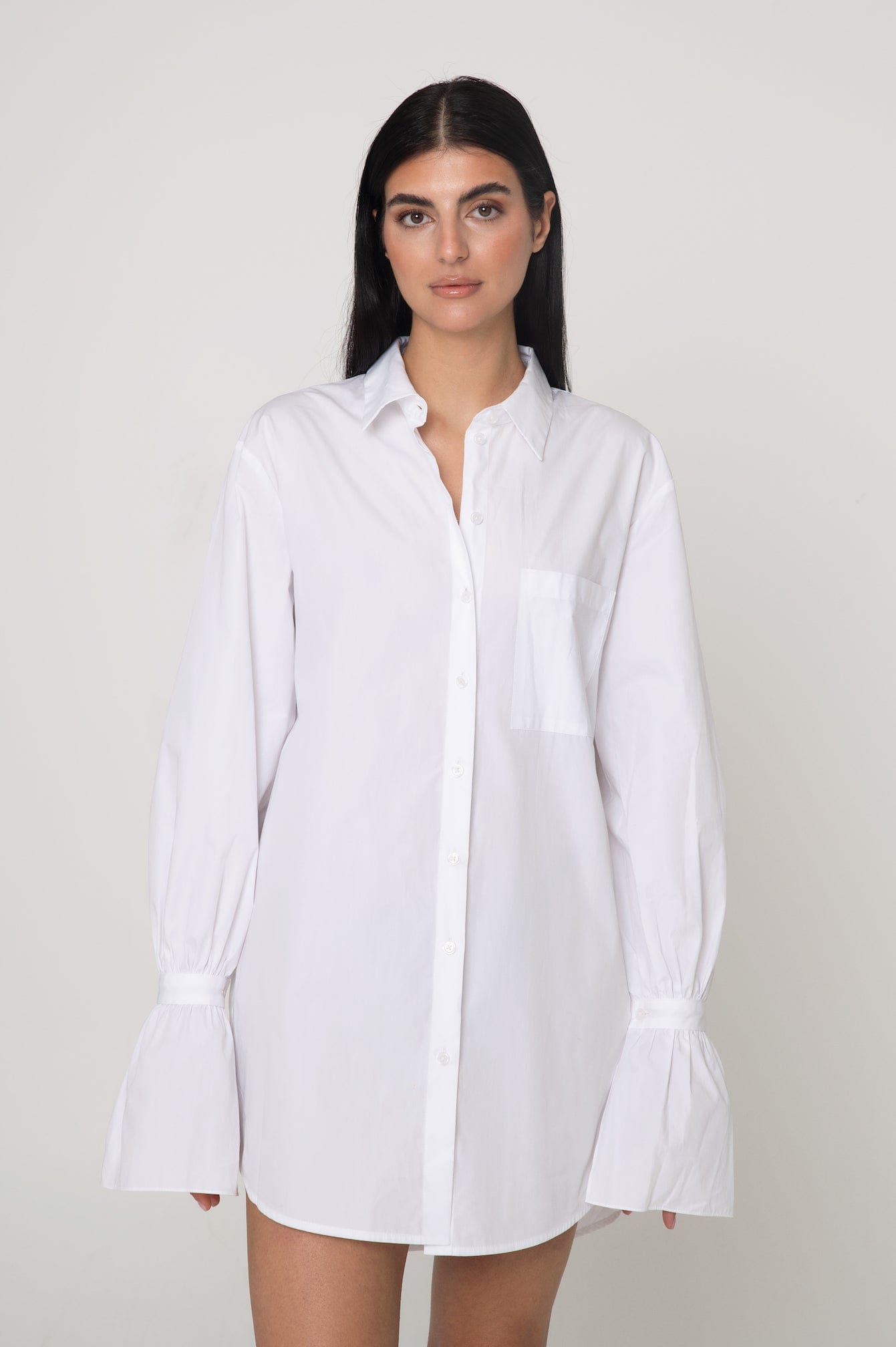 Jules shirt white in White made by MandiBreeze