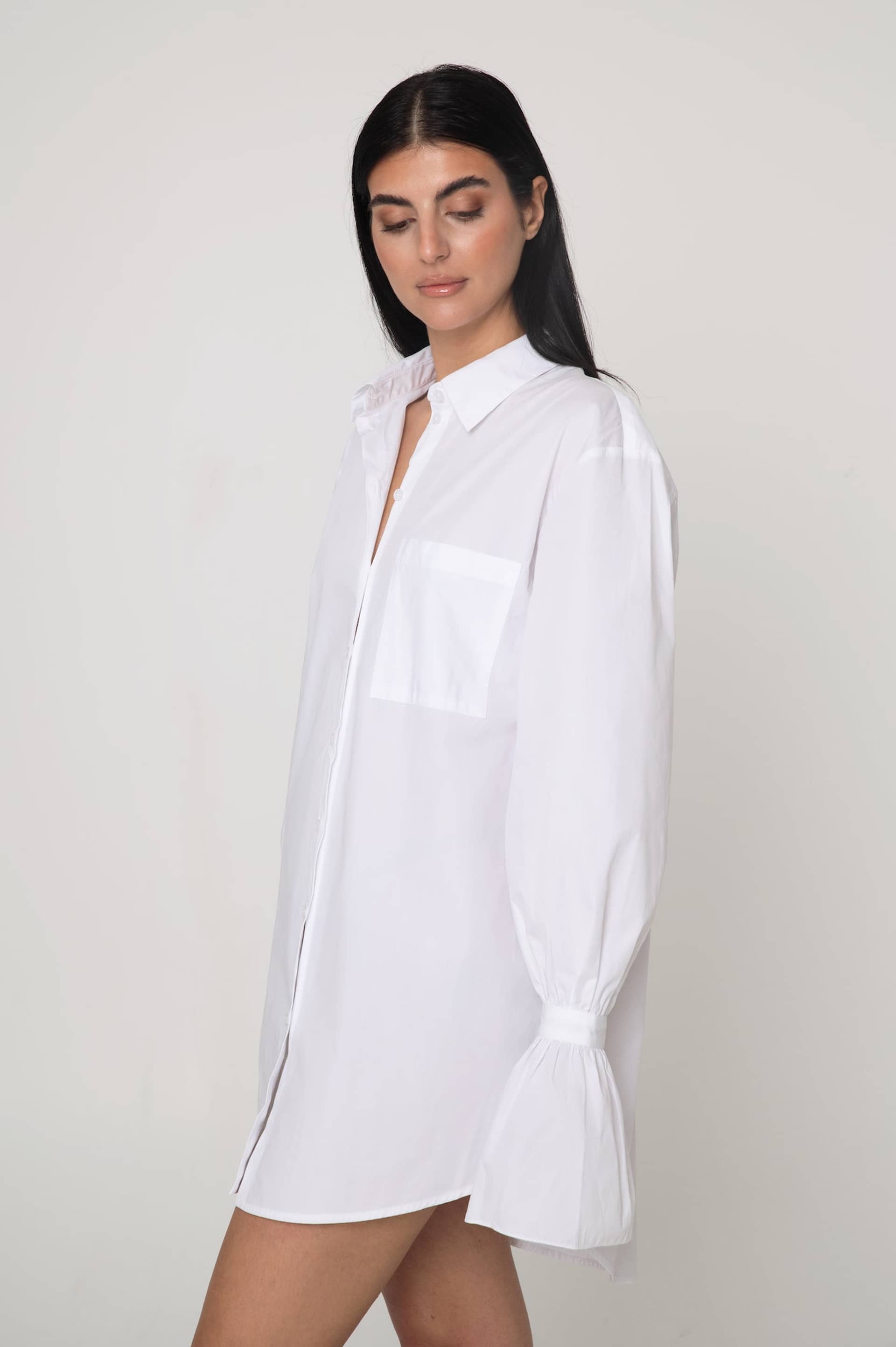 Jules shirt white in White made by MandiBreeze