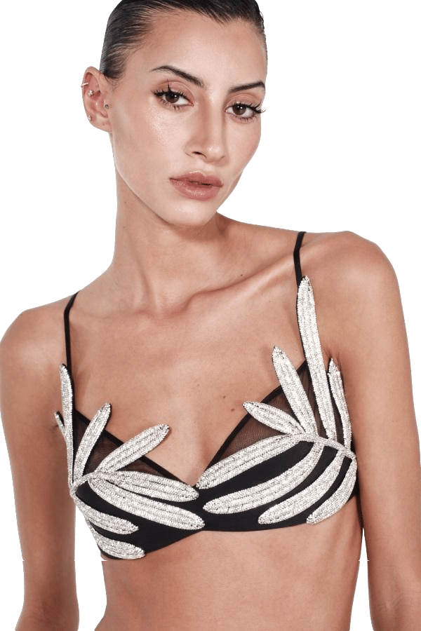 PALME LEAF BRALETTE made by NUÉ