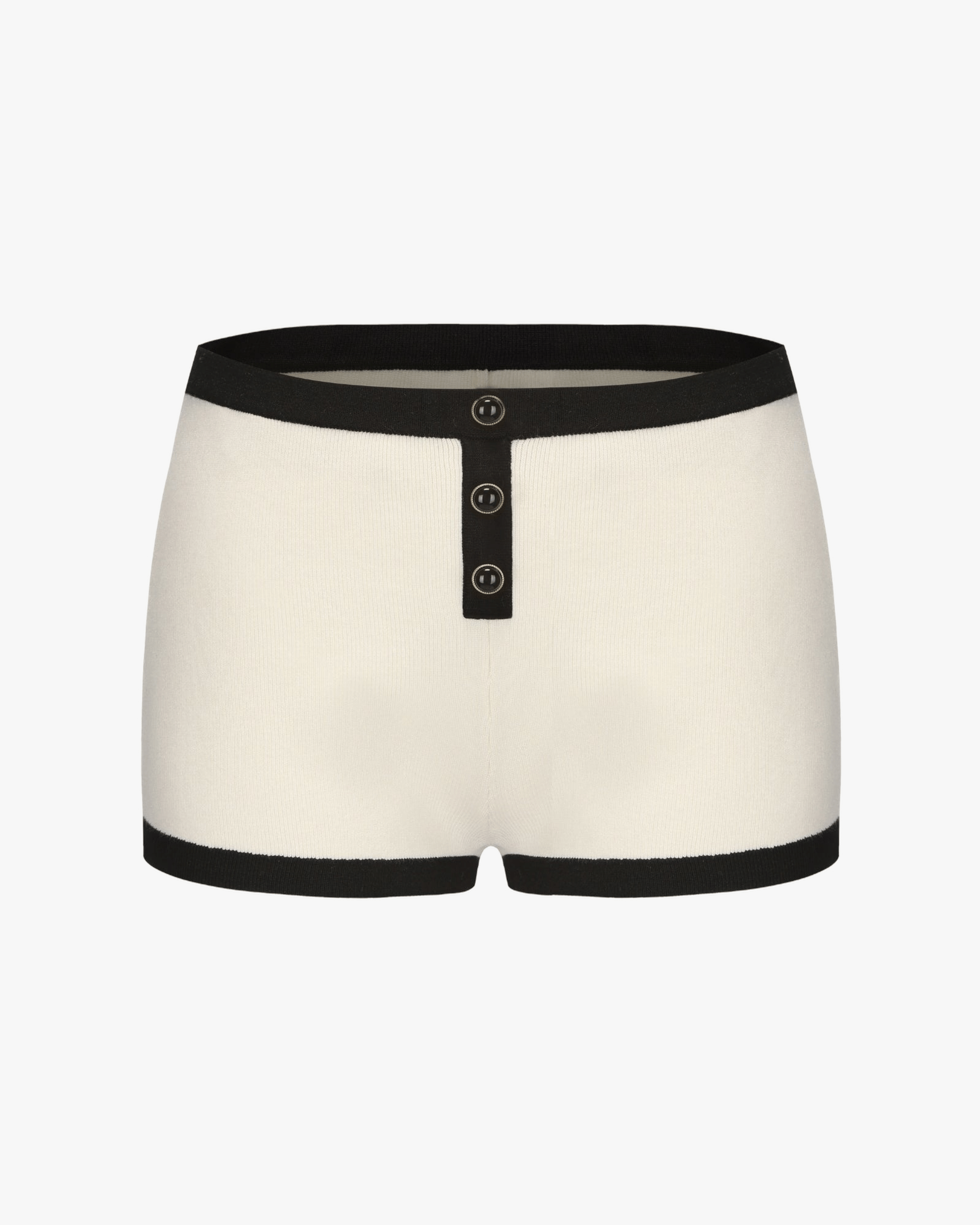 Eliza Knit Shorts (White) made by Nana Jacqueline