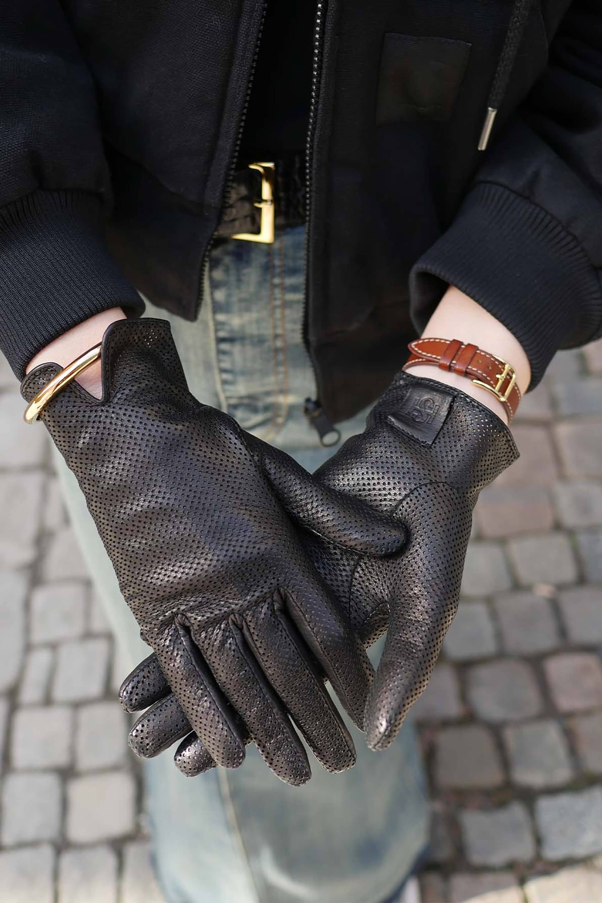 Statement Perforated Black made by Handsome Stockholm