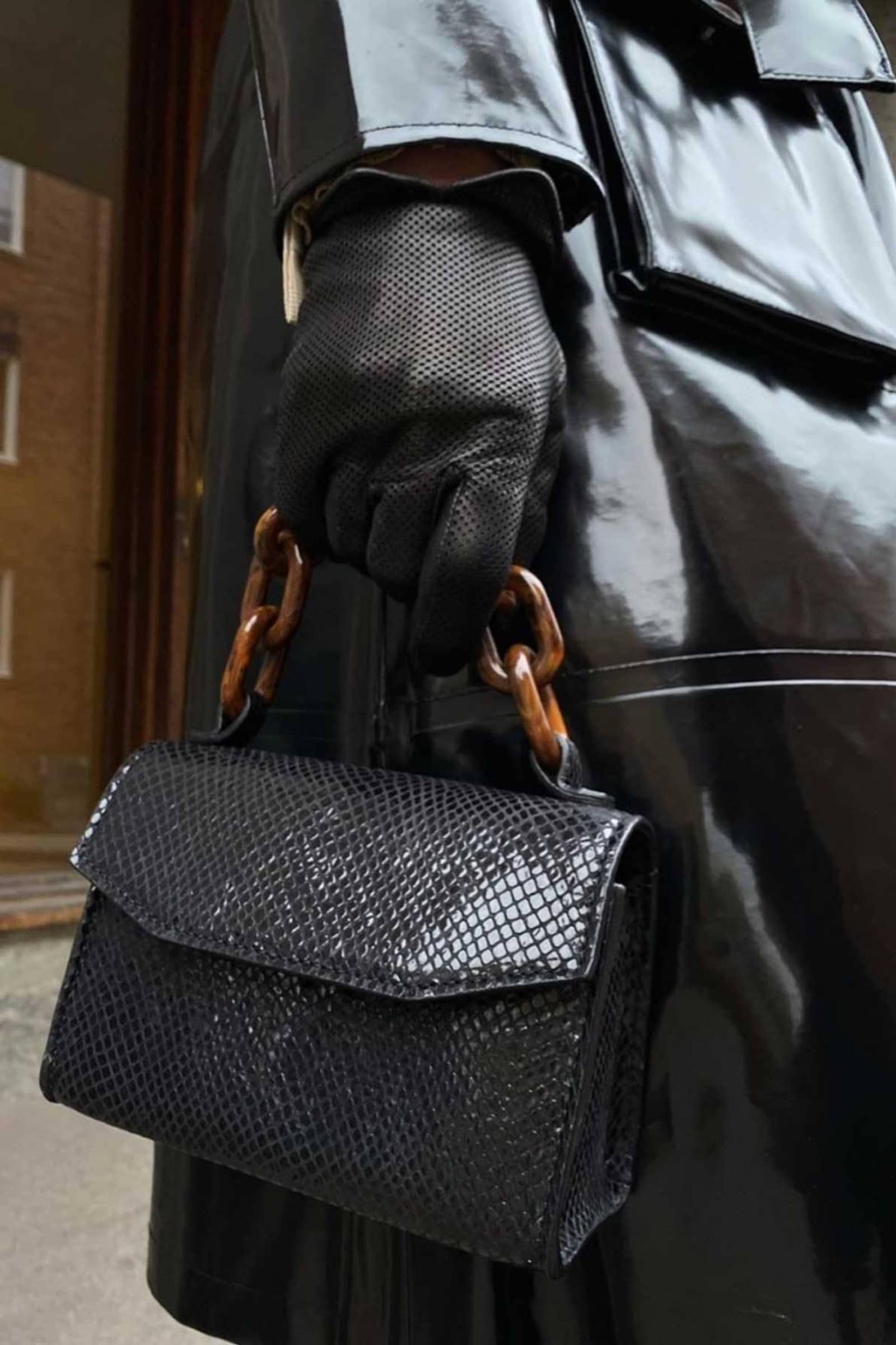 Statement Perforated Black made by Handsome Stockholm