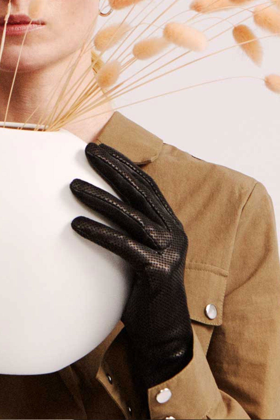 Statement Perforated Black made by Handsome Stockholm