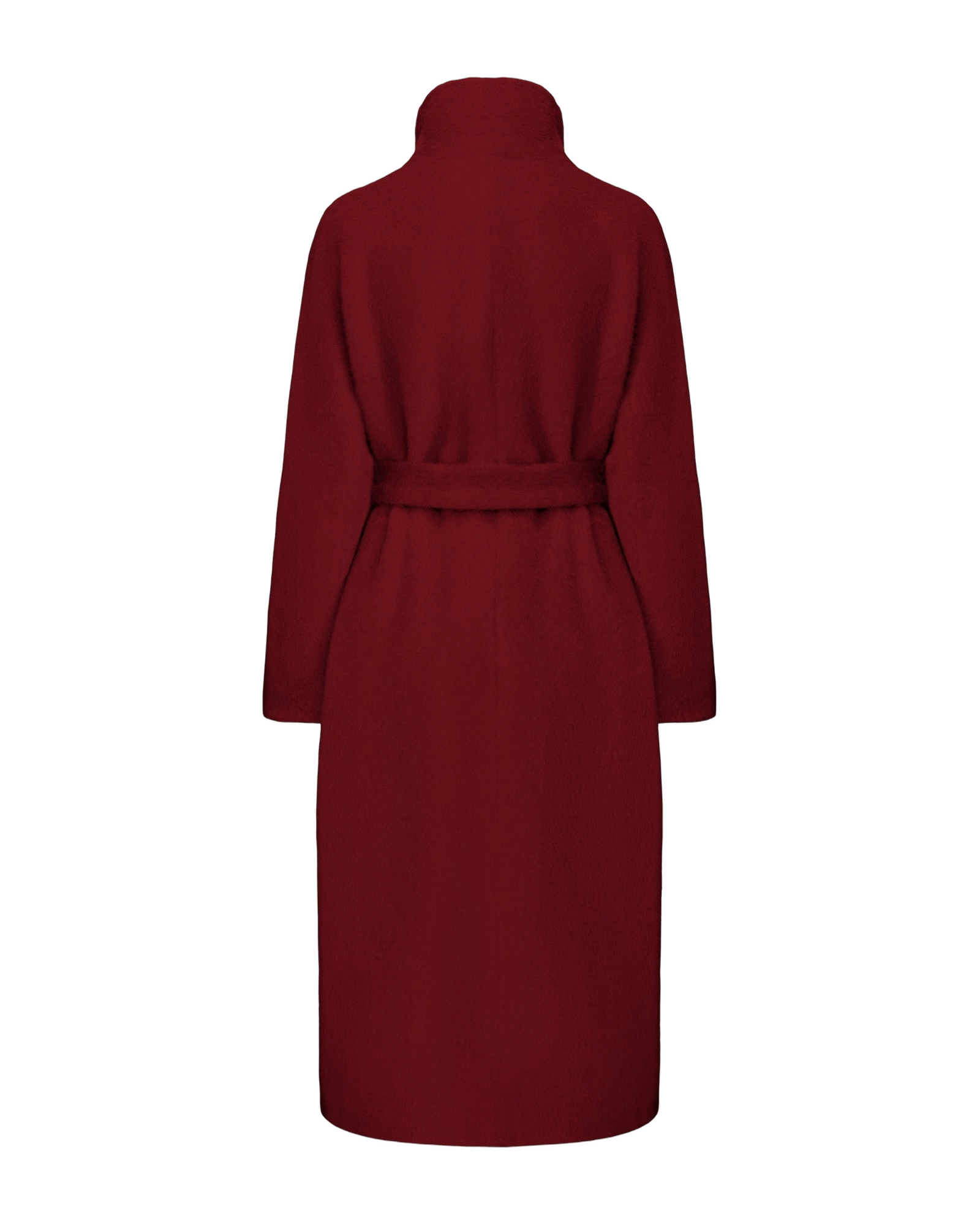 Audrey Long Coat (Red) made by Nana Jacqueline