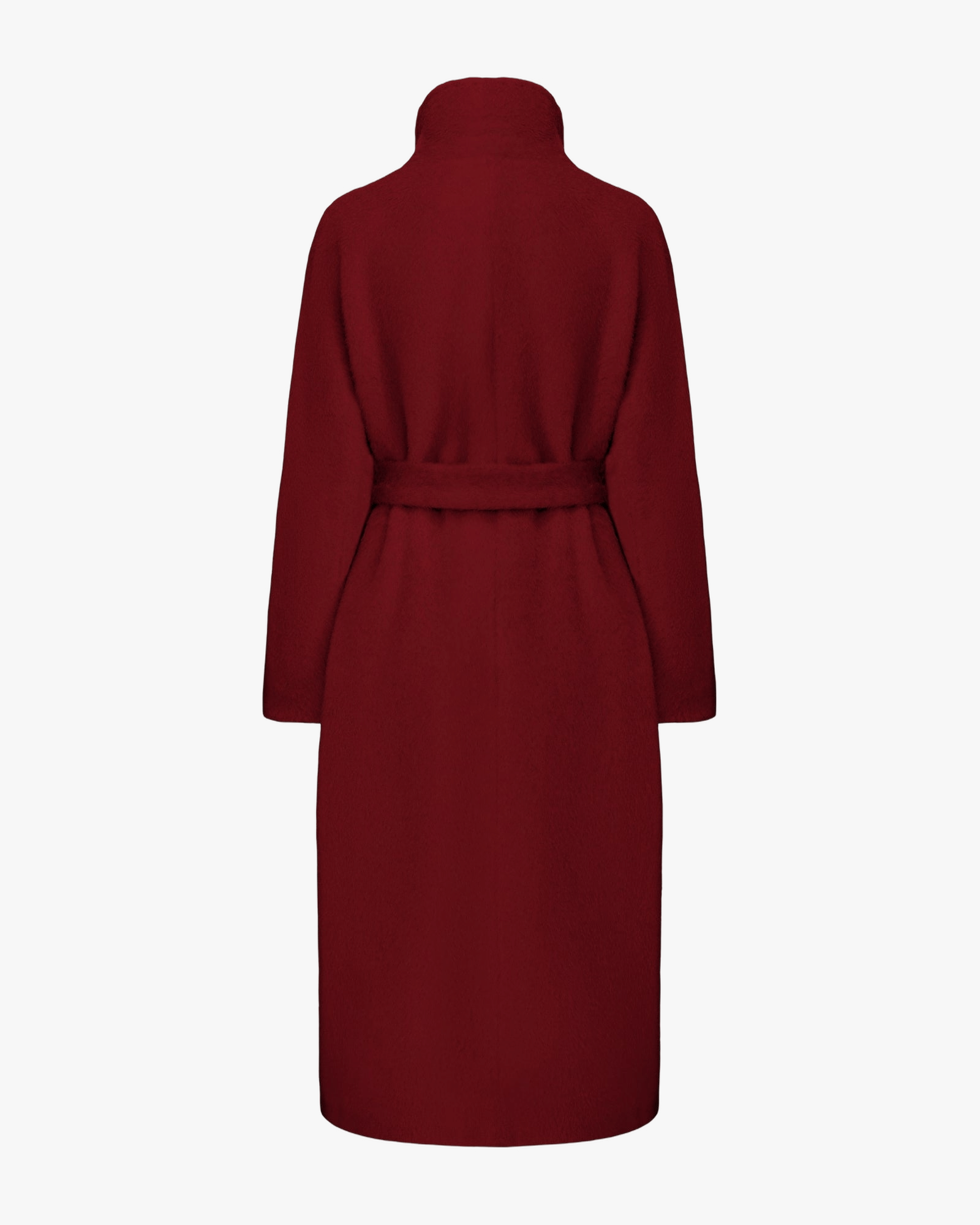 Audrey Long Coat (Red) made by Nana Jacqueline