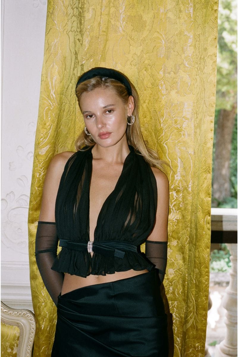 Giselle Top (Black) made by Nana Jacqueline