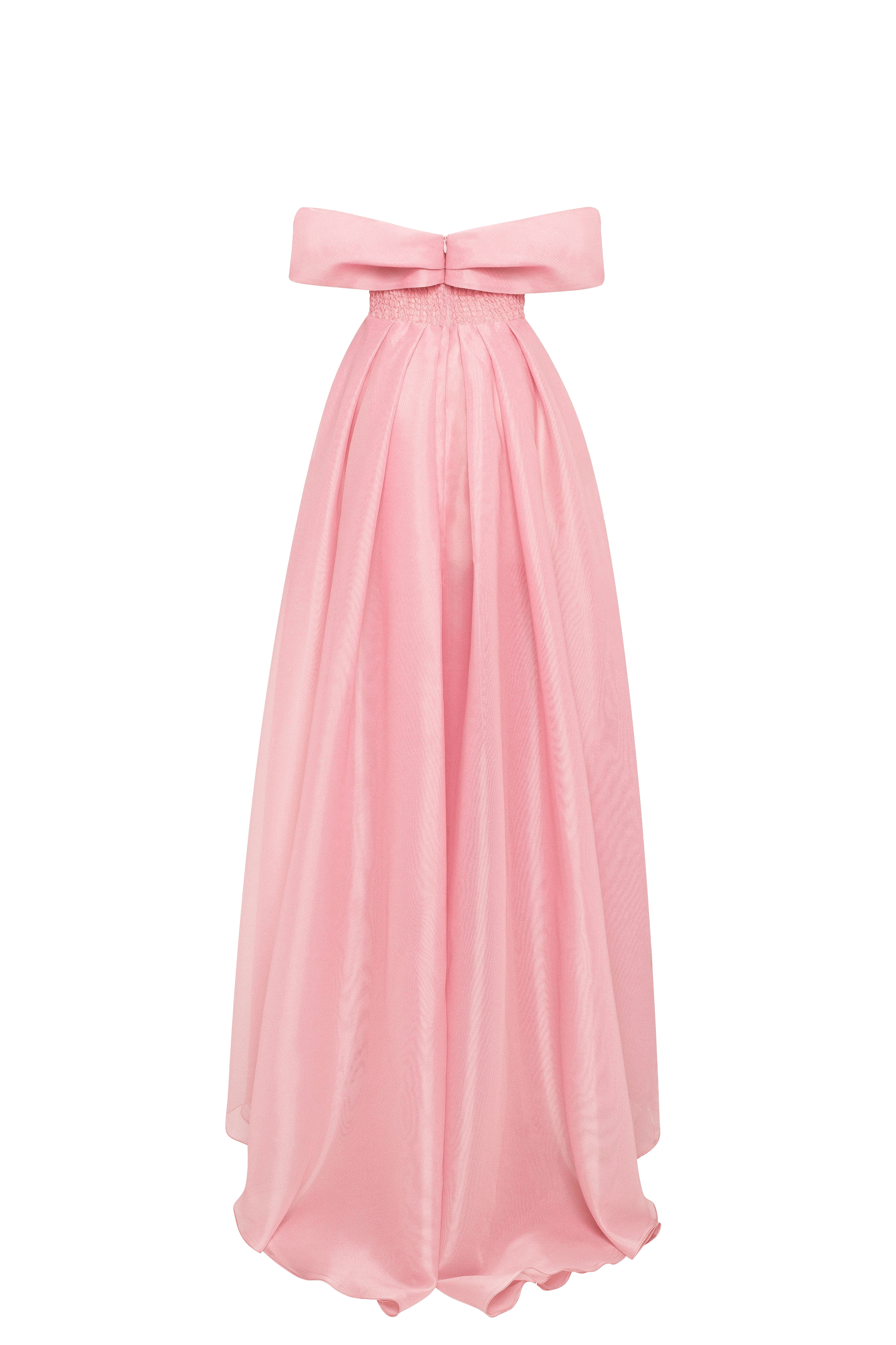 Sophisticated off-the-shoulder misty rose maxi dress, Garden of Eden made by Milla