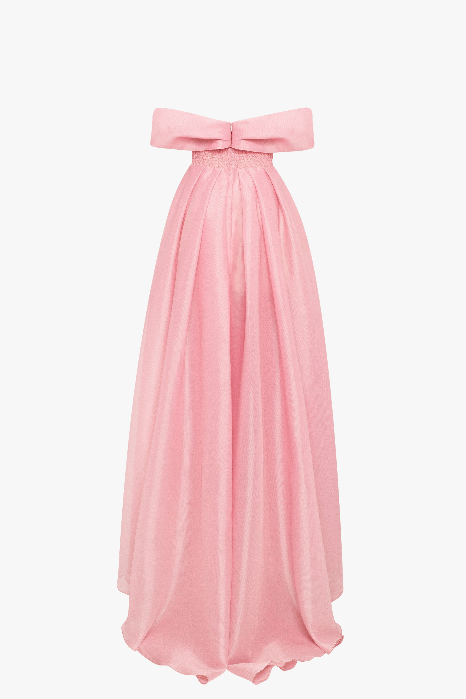 Sophisticated off-the-shoulder misty rose maxi dress, Garden of Eden made by Milla