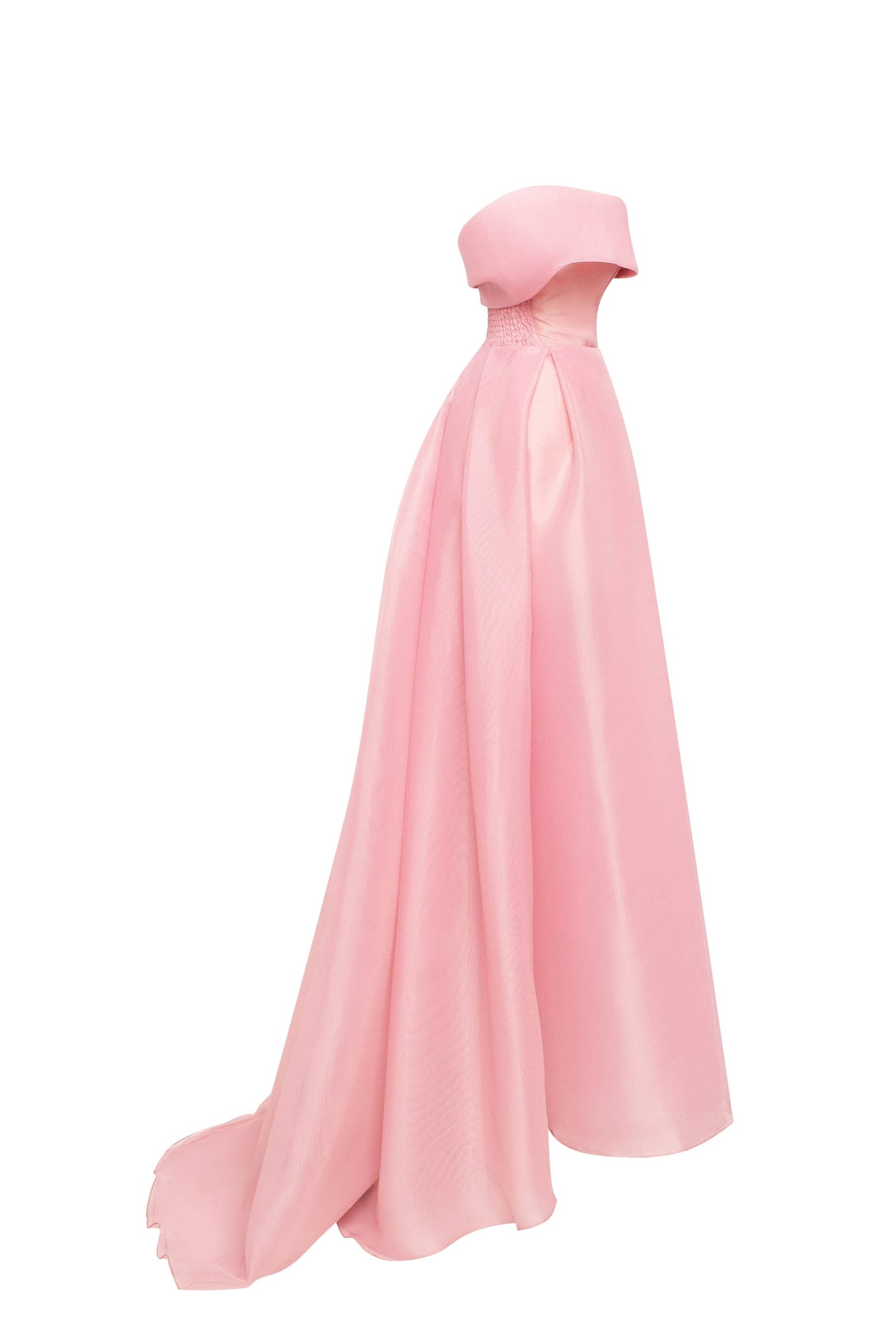 Sophisticated off-the-shoulder misty rose maxi dress, Garden of Eden made by Milla