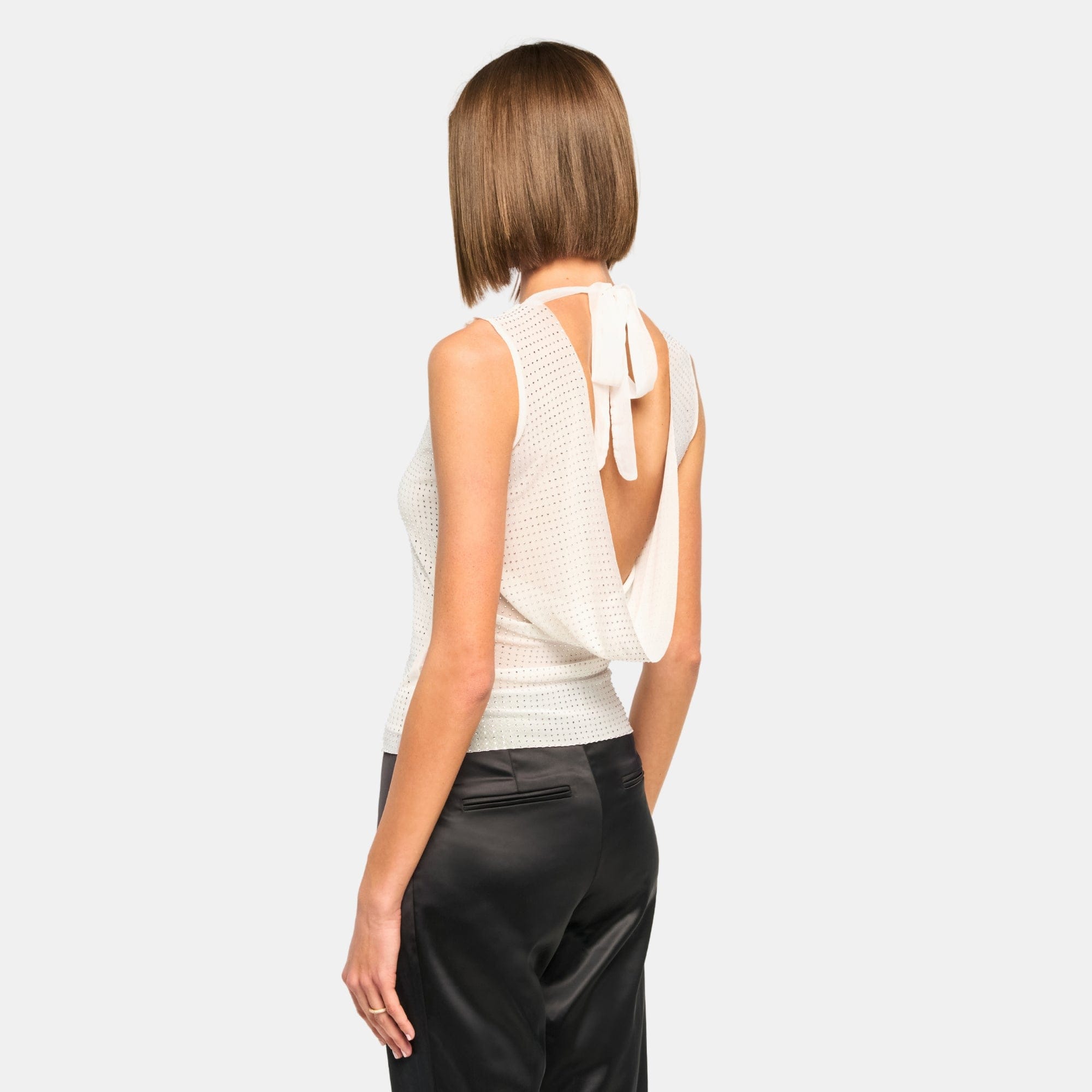 MESHA Rhinestone Top made by OW Collection