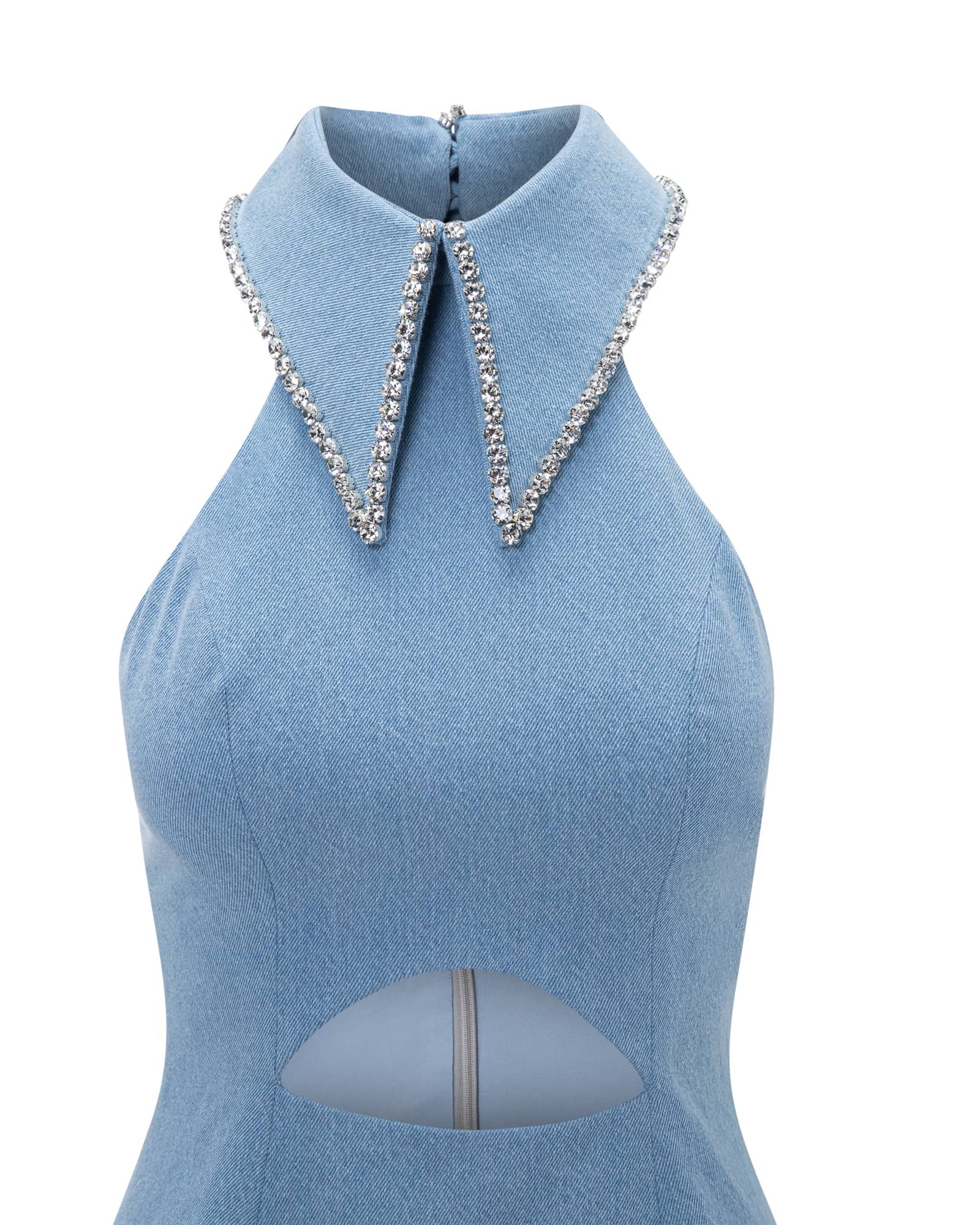 Mini Denim Dress made by ONORI