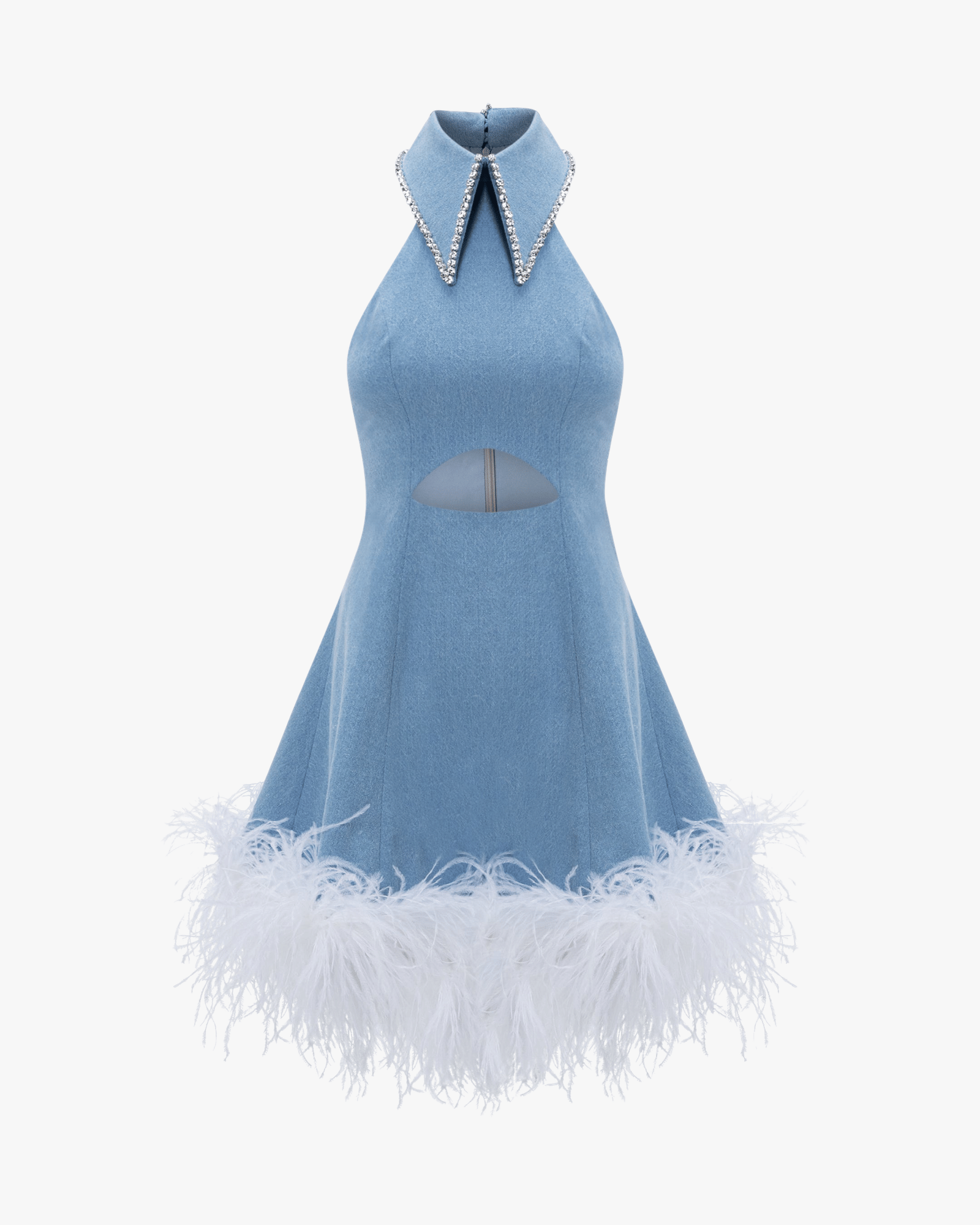 Mini Denim Dress made by ONORI