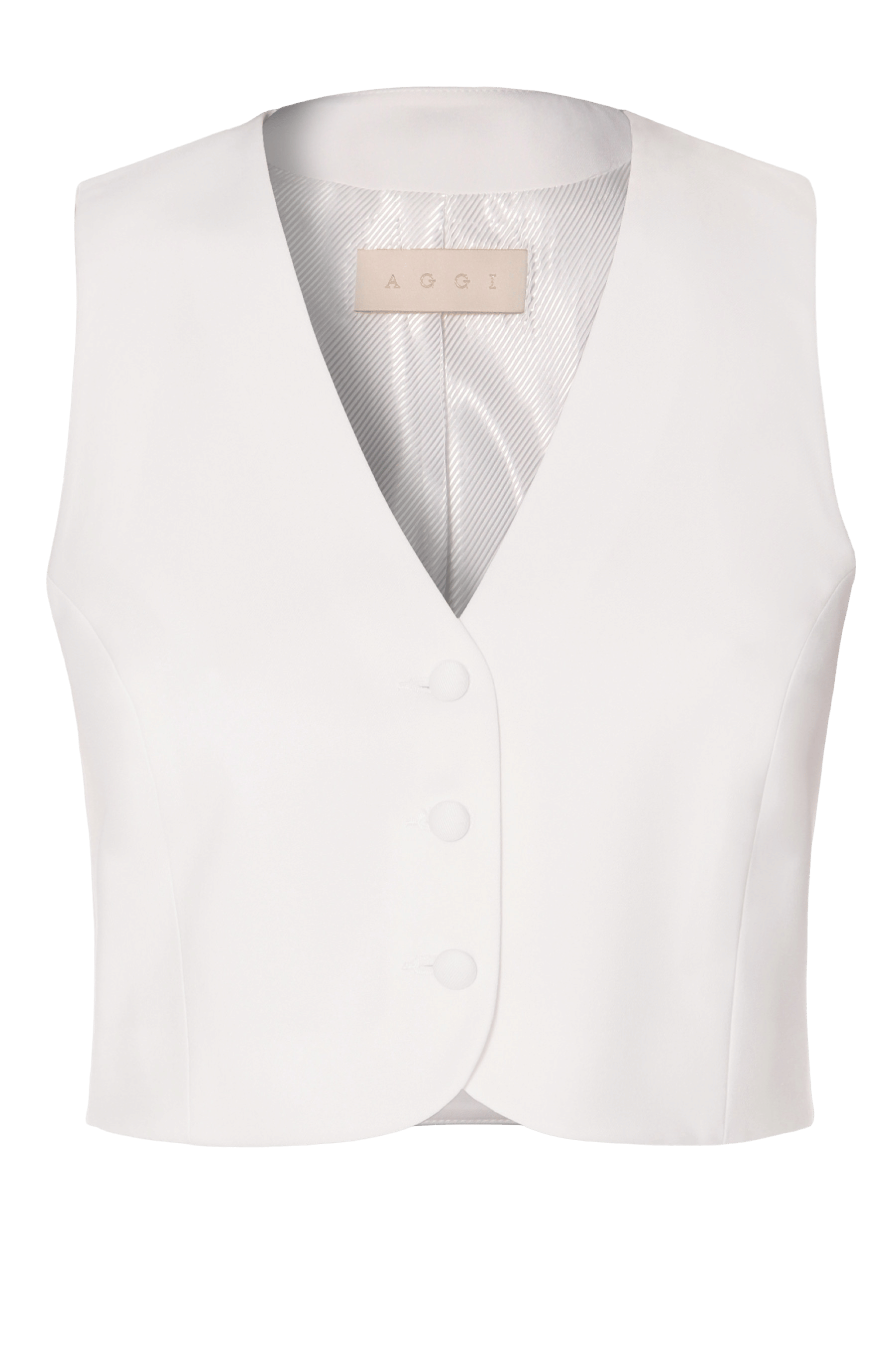 Vest Sienna Aesthetic White made by HALEWSKI