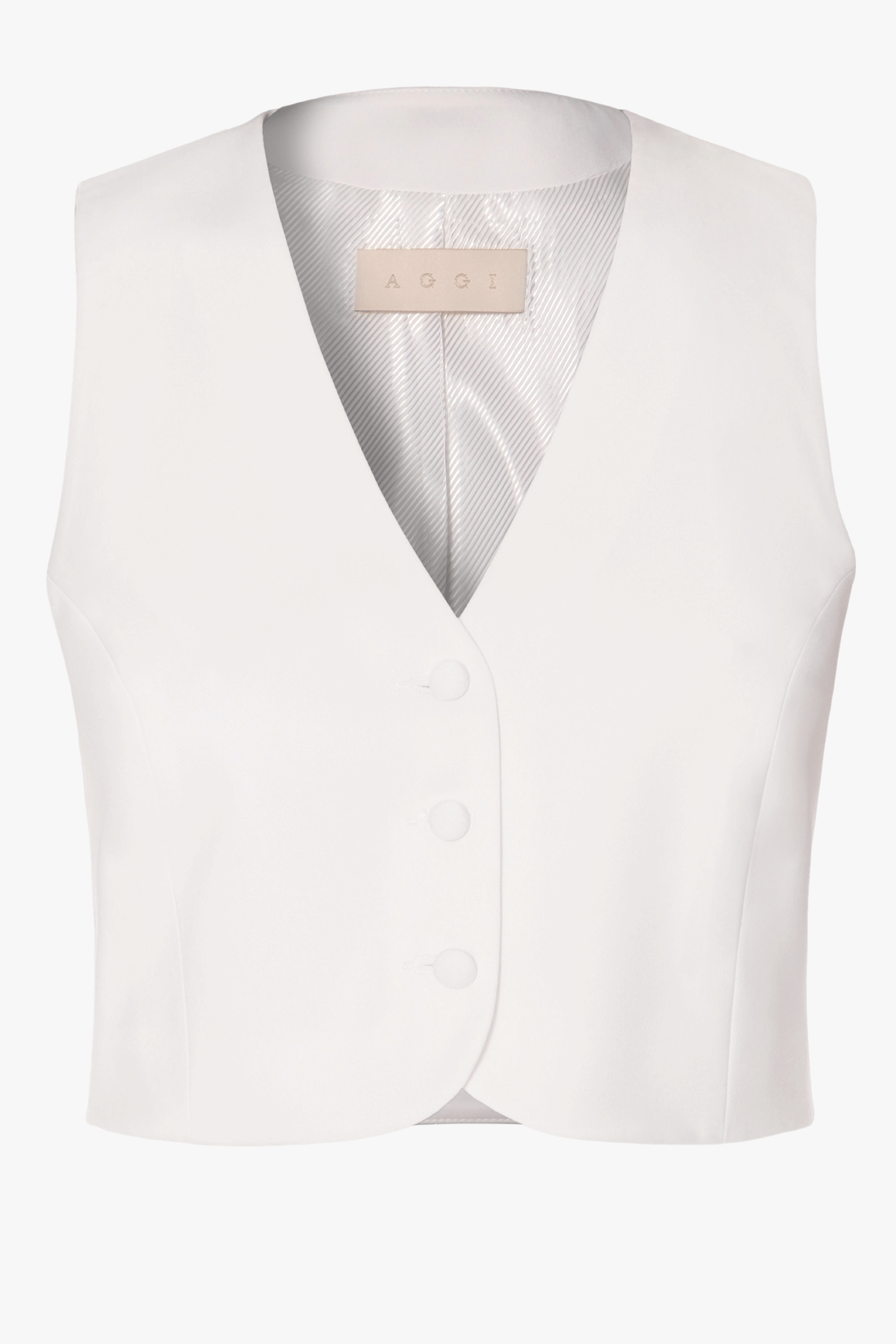 Vest Sienna Aesthetic White made by HALEWSKI