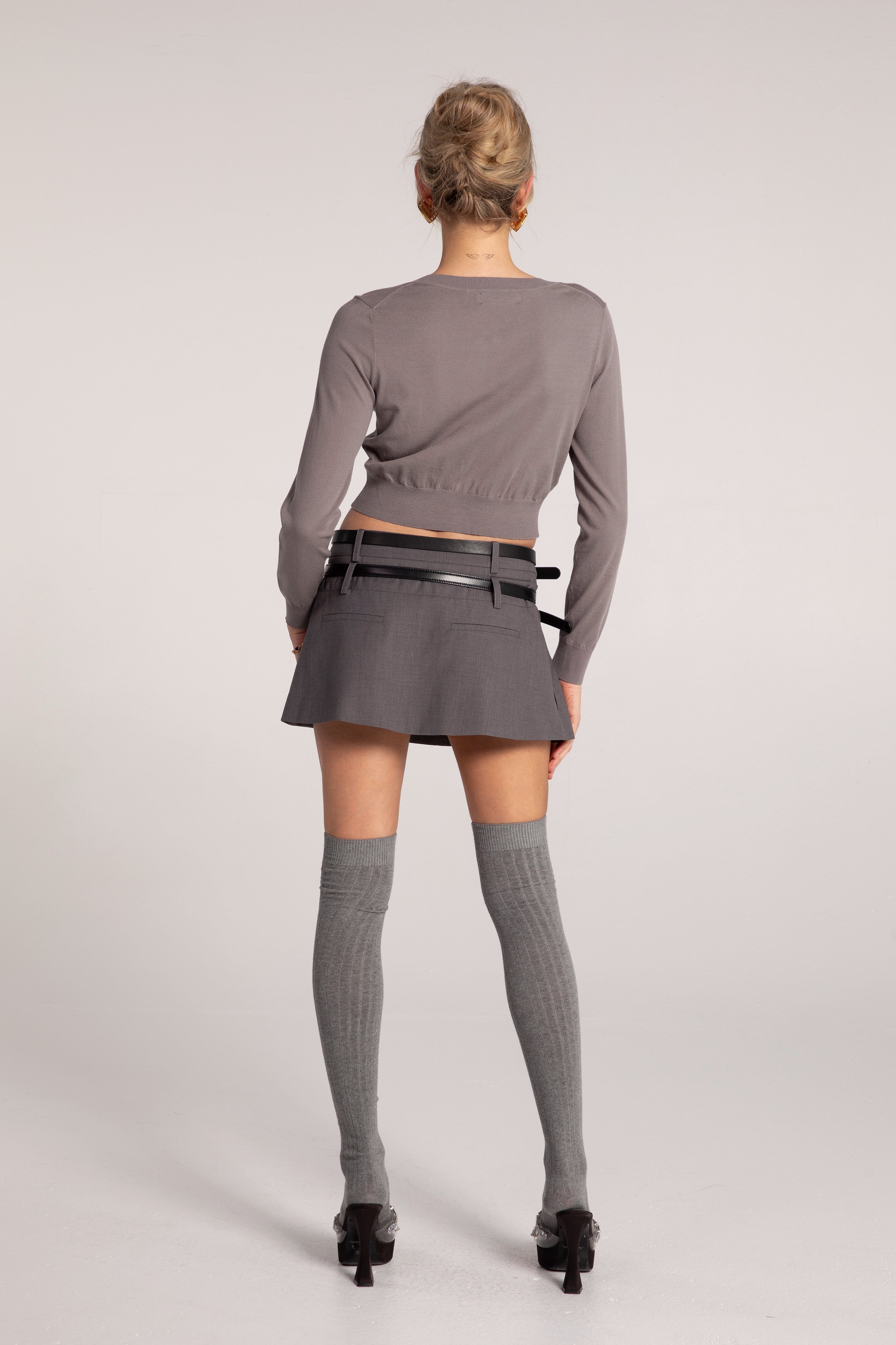 Ashley Cardigan (Grey) made by Nana Jacqueline