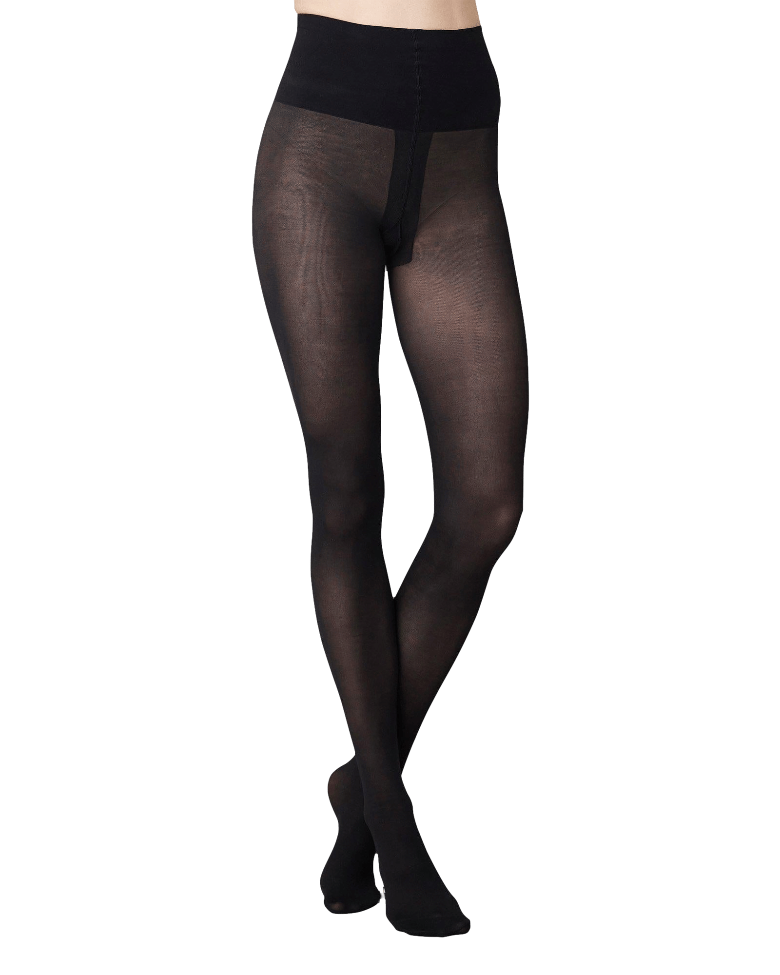 Lois Rip Resistant Tights in Black made by Swedish Stockings