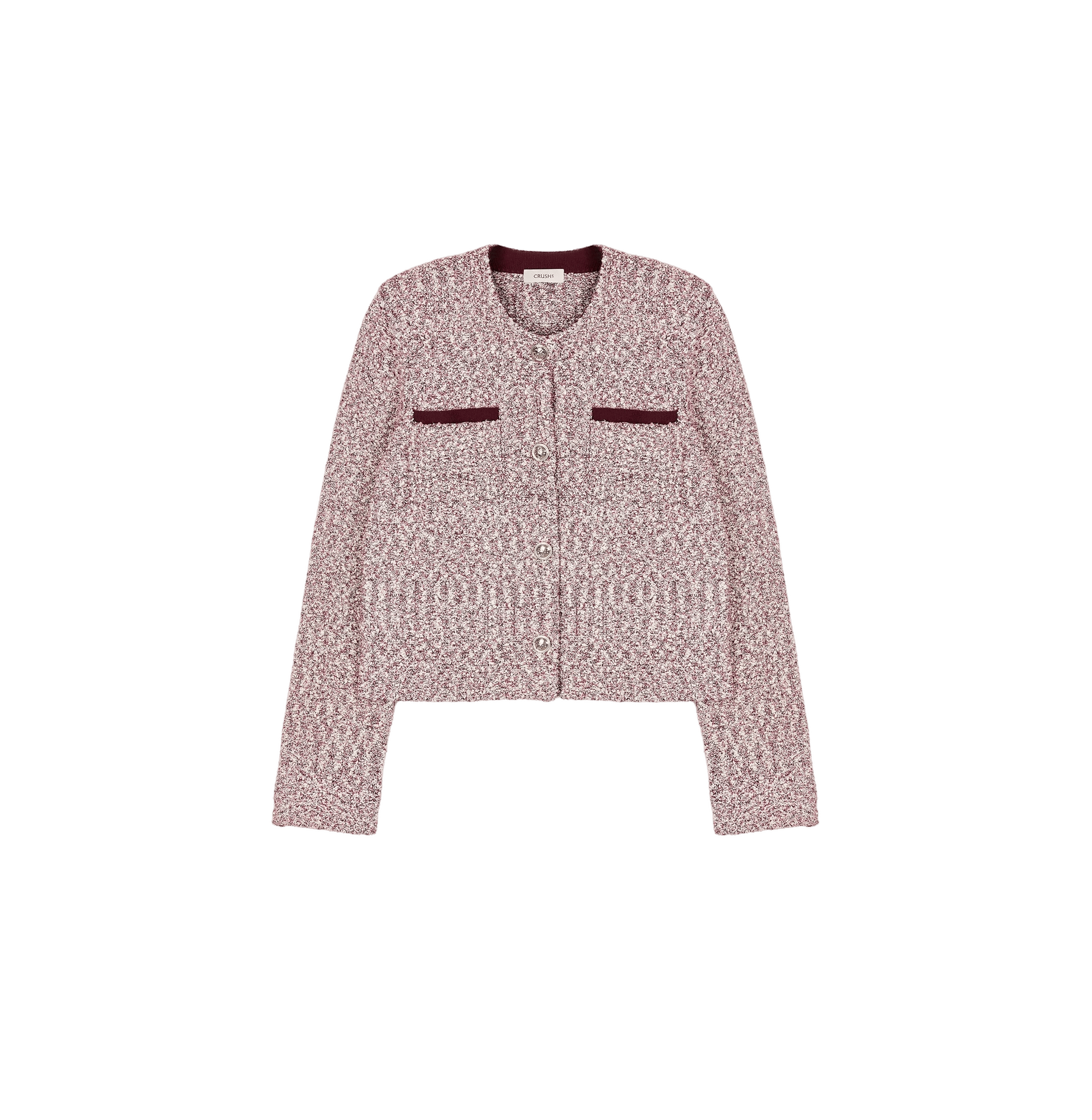 BOUCLÉ JACKET WITH POCKETS made by CRUSH Collection