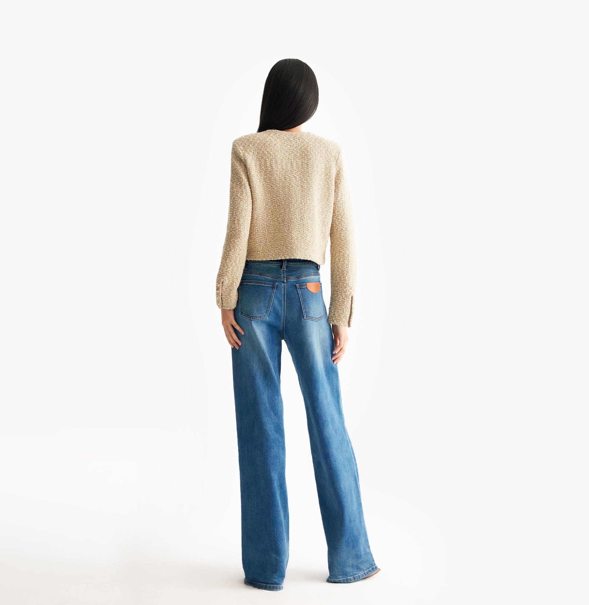 BOUCLÉ JACKET WITH POCKETS made by CRUSH Collection