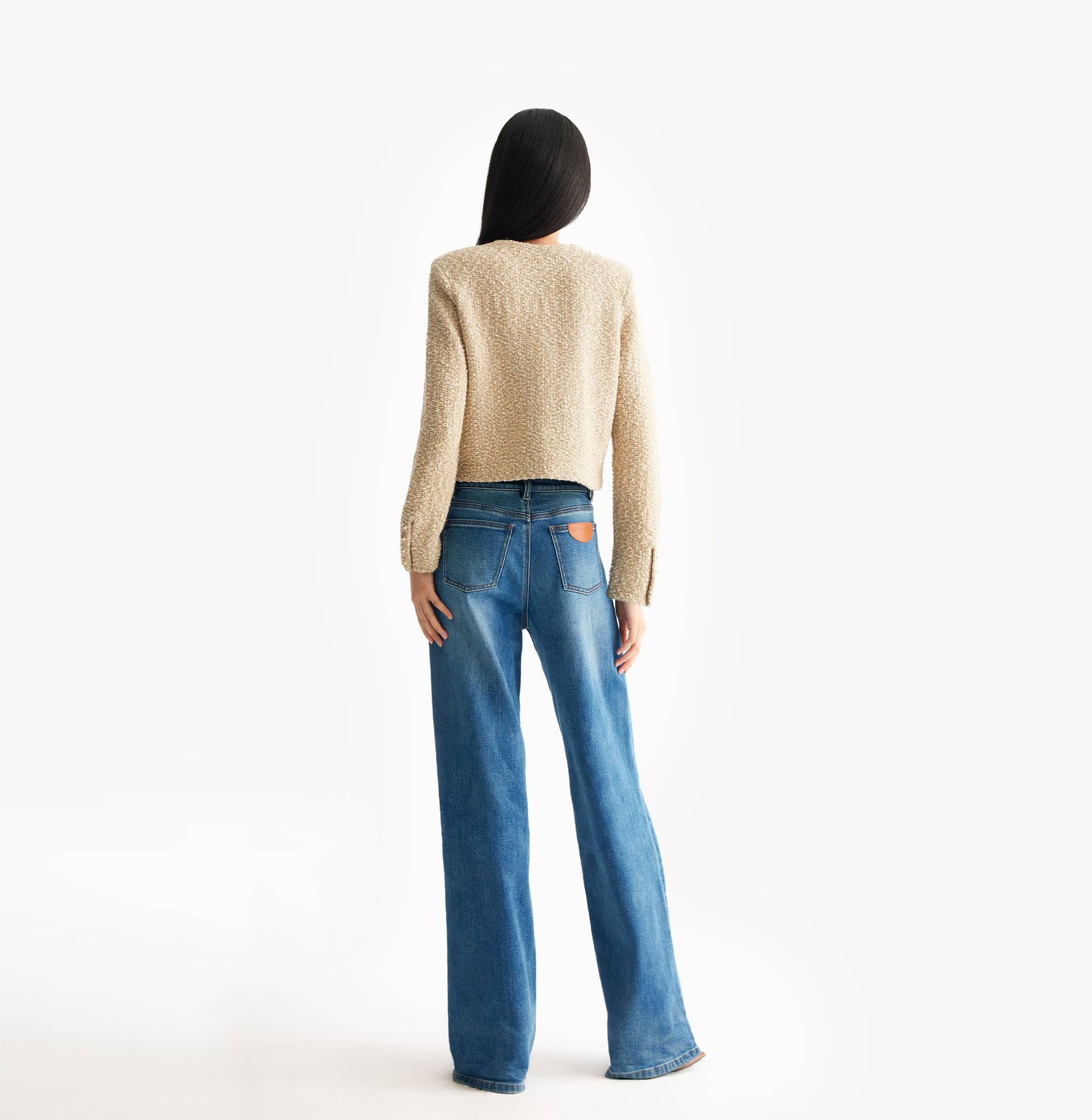 BOUCLÉ JACKET WITH POCKETS made by CRUSH Collection