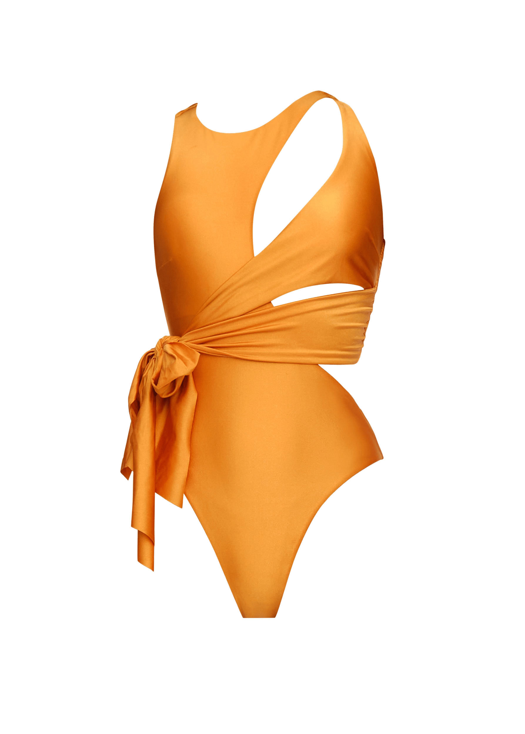 LADA ONE PIECE SWIMSUIT - SUNSET GOLD made by Andrea Iyamah