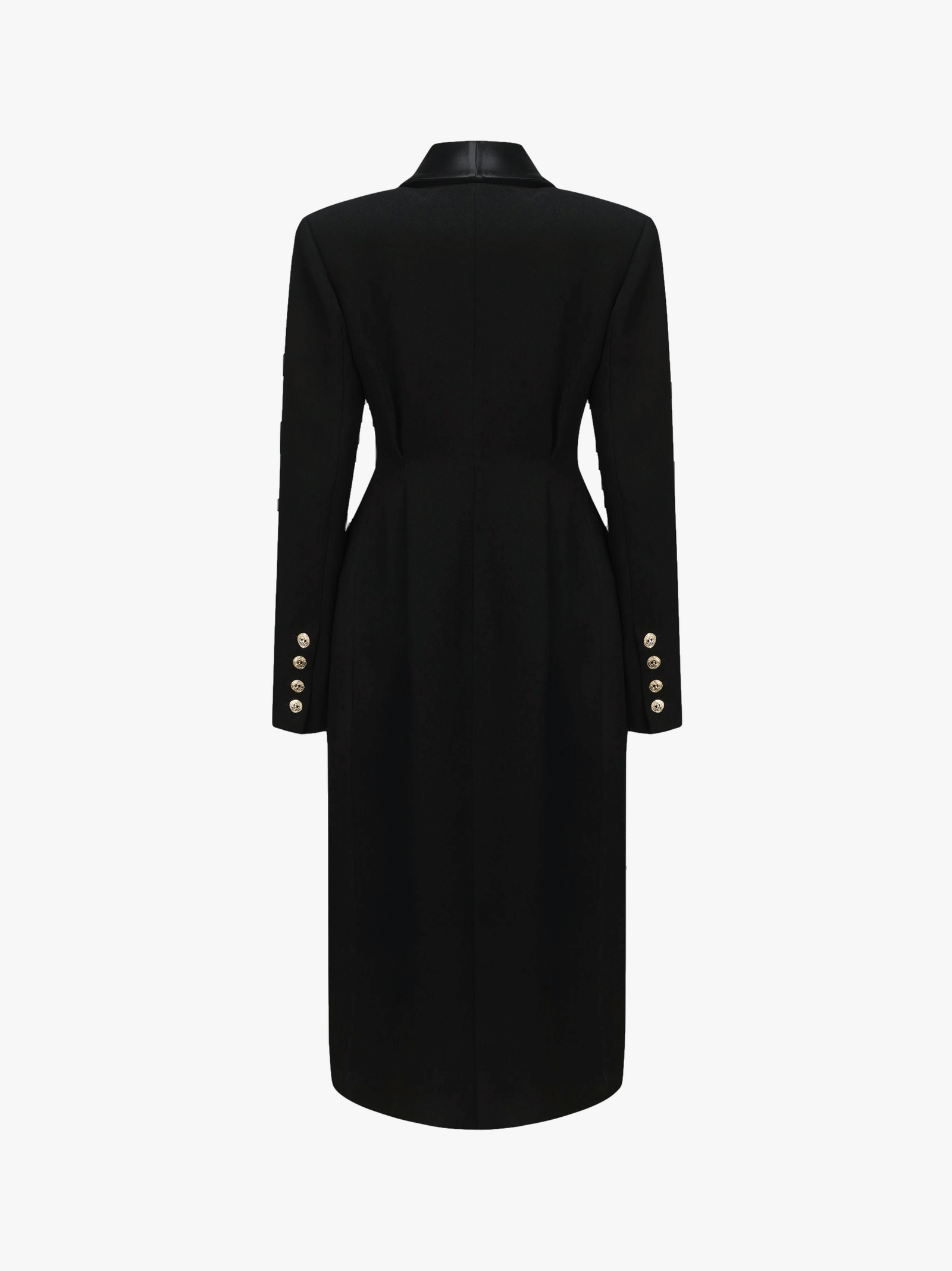 Evie Long Suit Jacket (Black) in Black made by Nana Jacqueline