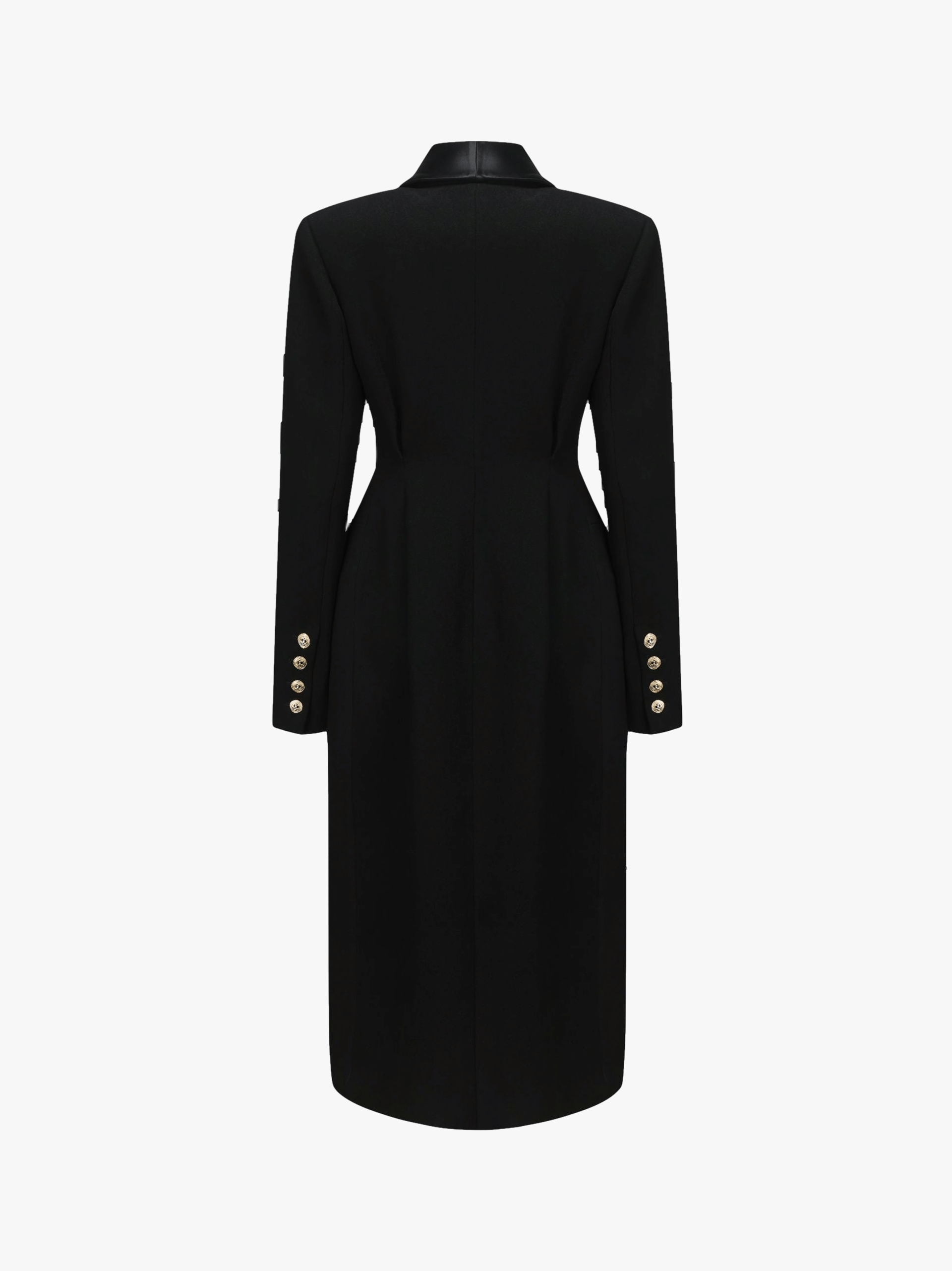 Evie Long Suit Jacket (Black) in Black made by Nana Jacqueline