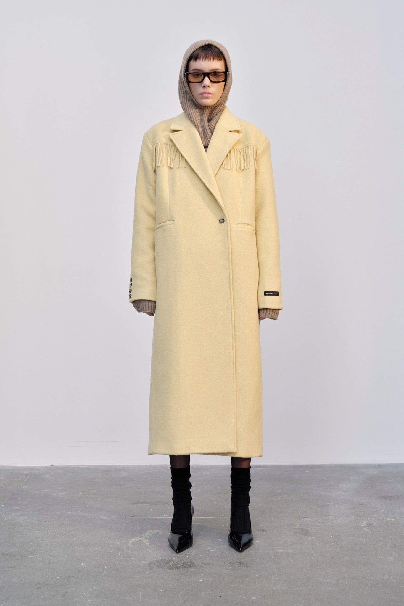 Winner Coat - Pale Yellow made by HERSKIND