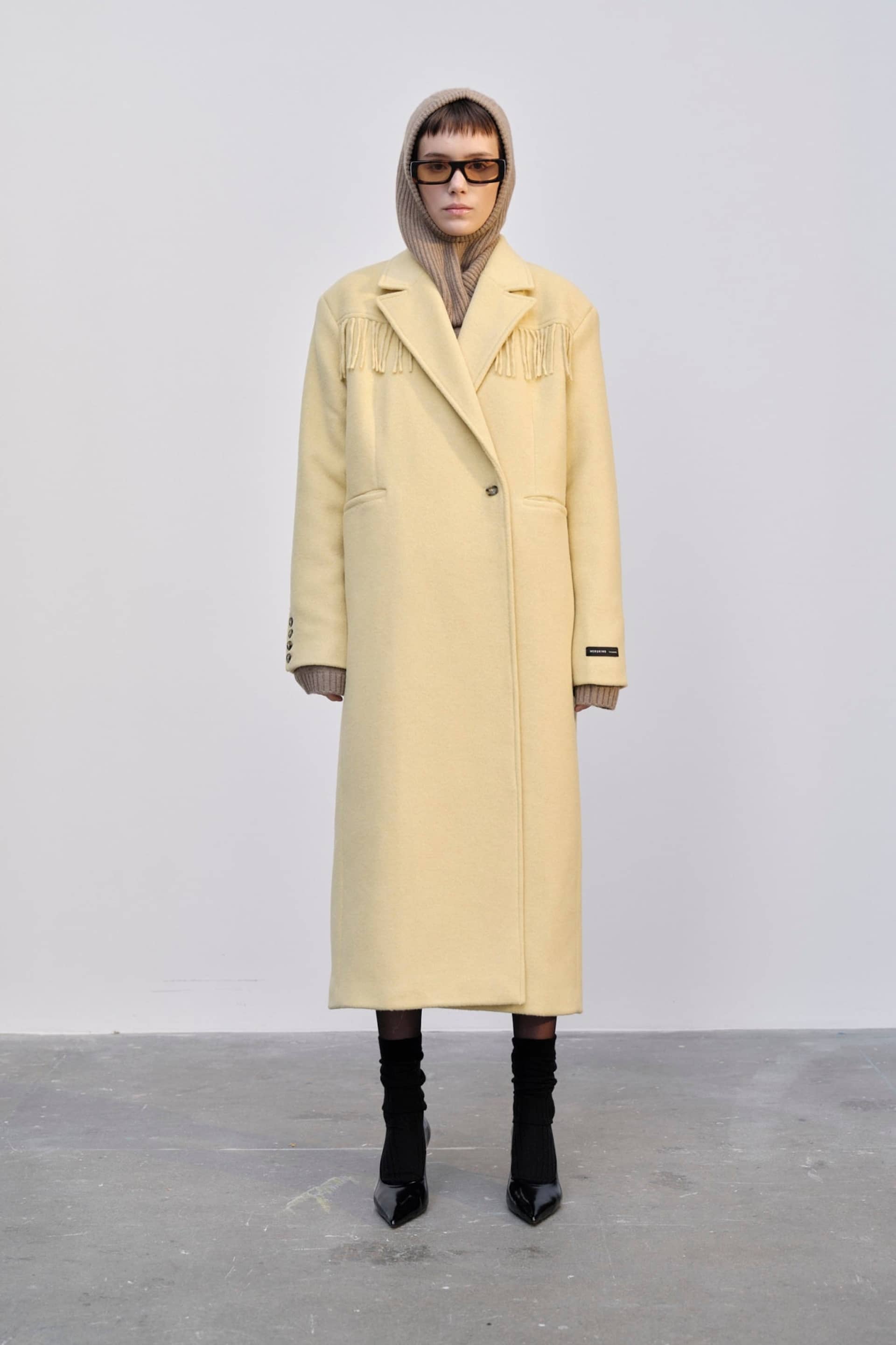 Winner Coat - Pale Yellow made by HERSKIND