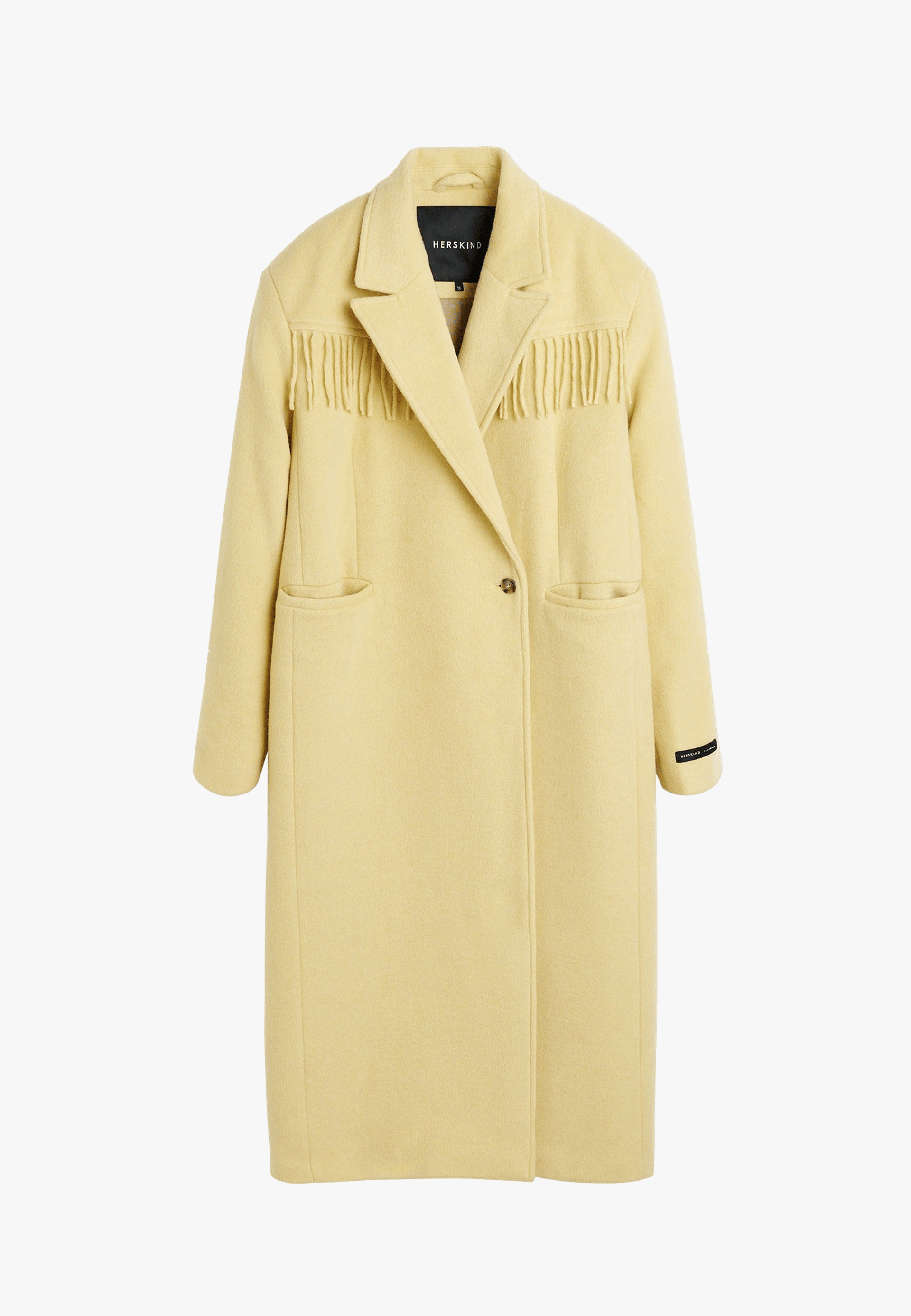 Winner Coat - Pale Yellow made by HERSKIND