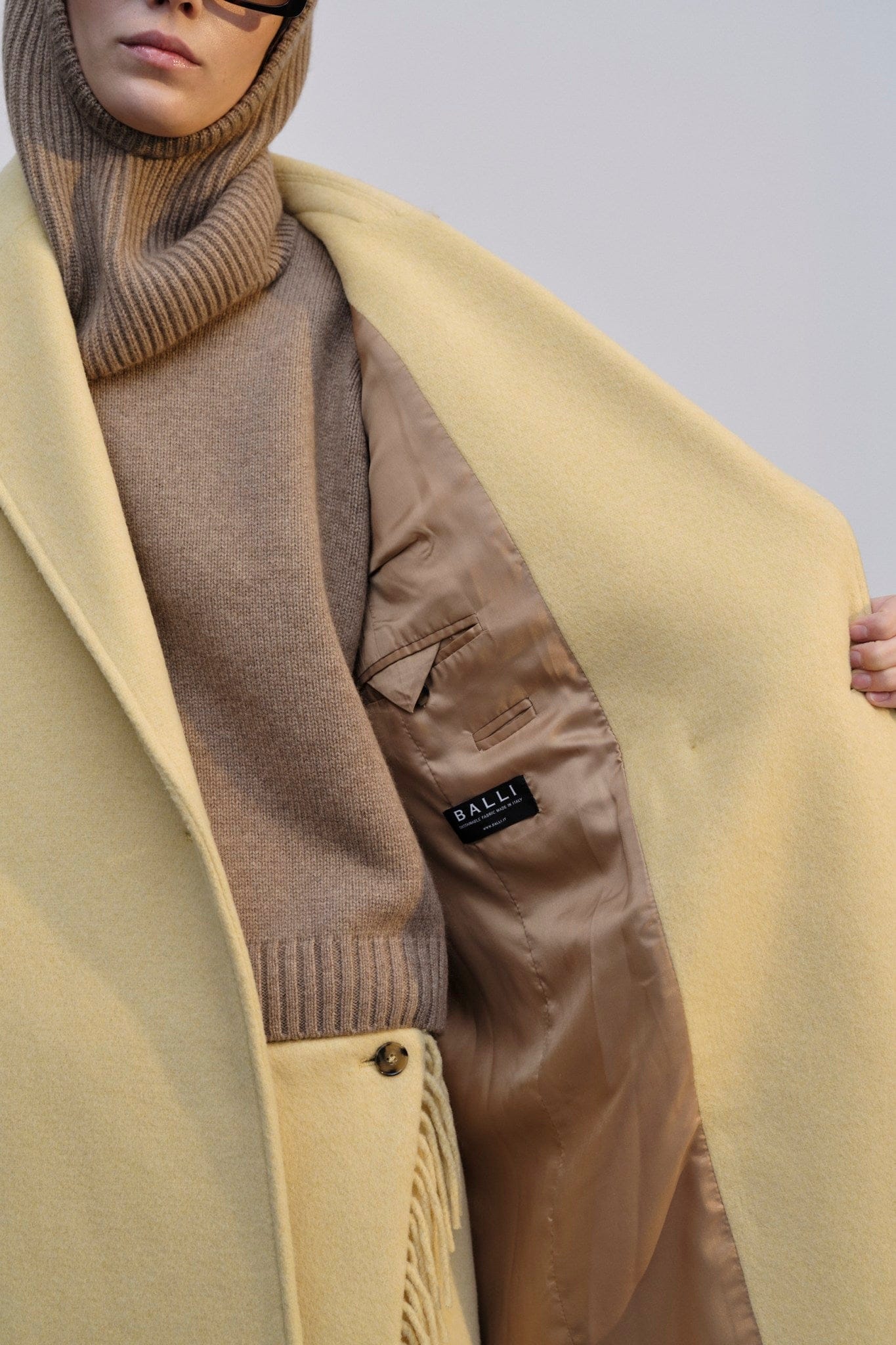 Winner Coat - Pale Yellow made by HERSKIND