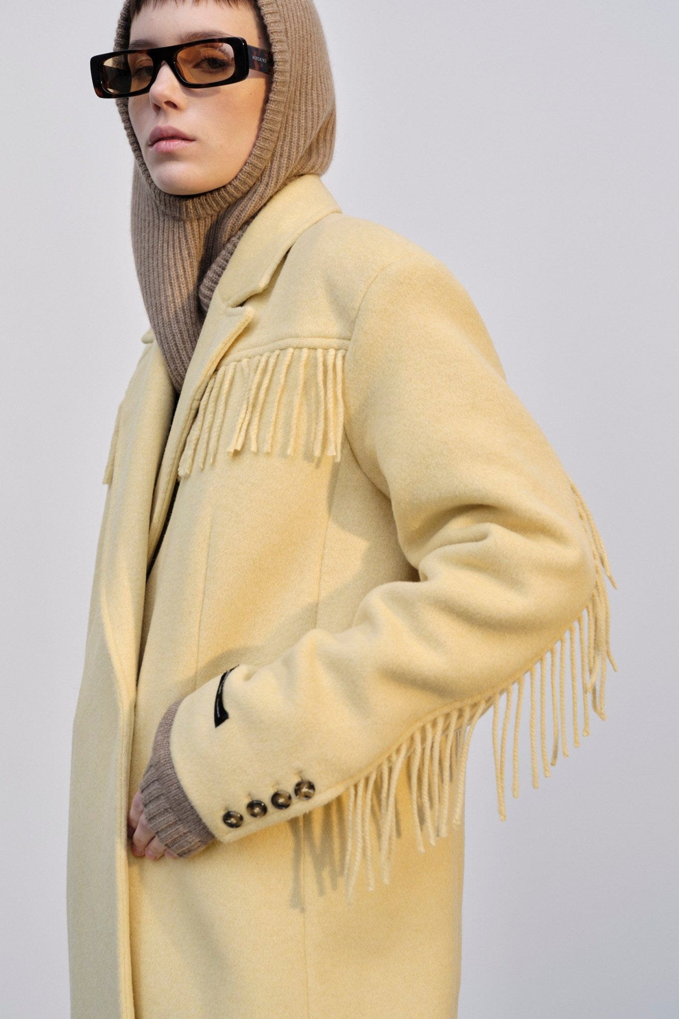 Winner Coat - Pale Yellow made by HERSKIND