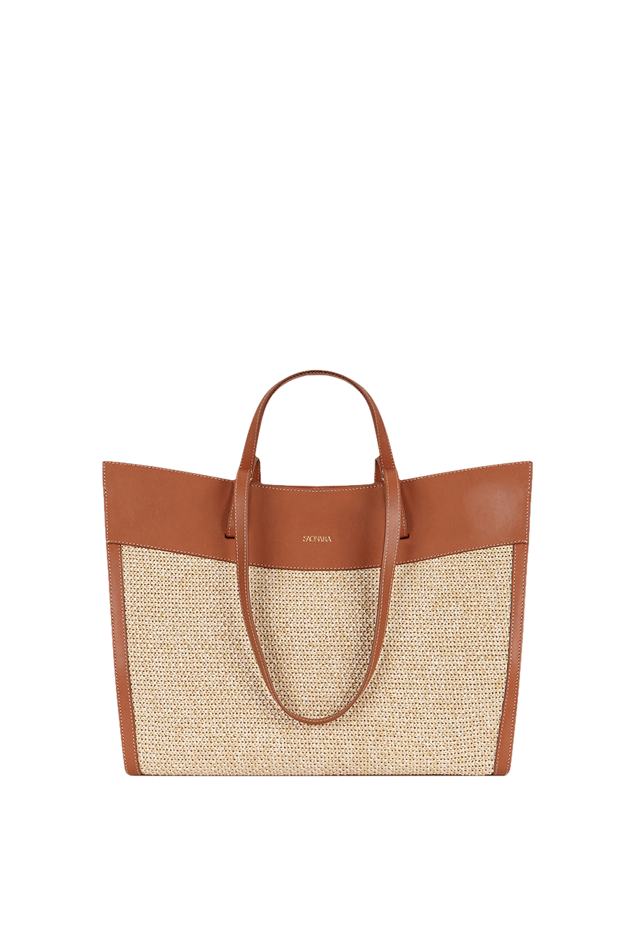 SAONARA LINEN/CARAMEL LEATHER BAG (copy) made by Saonara