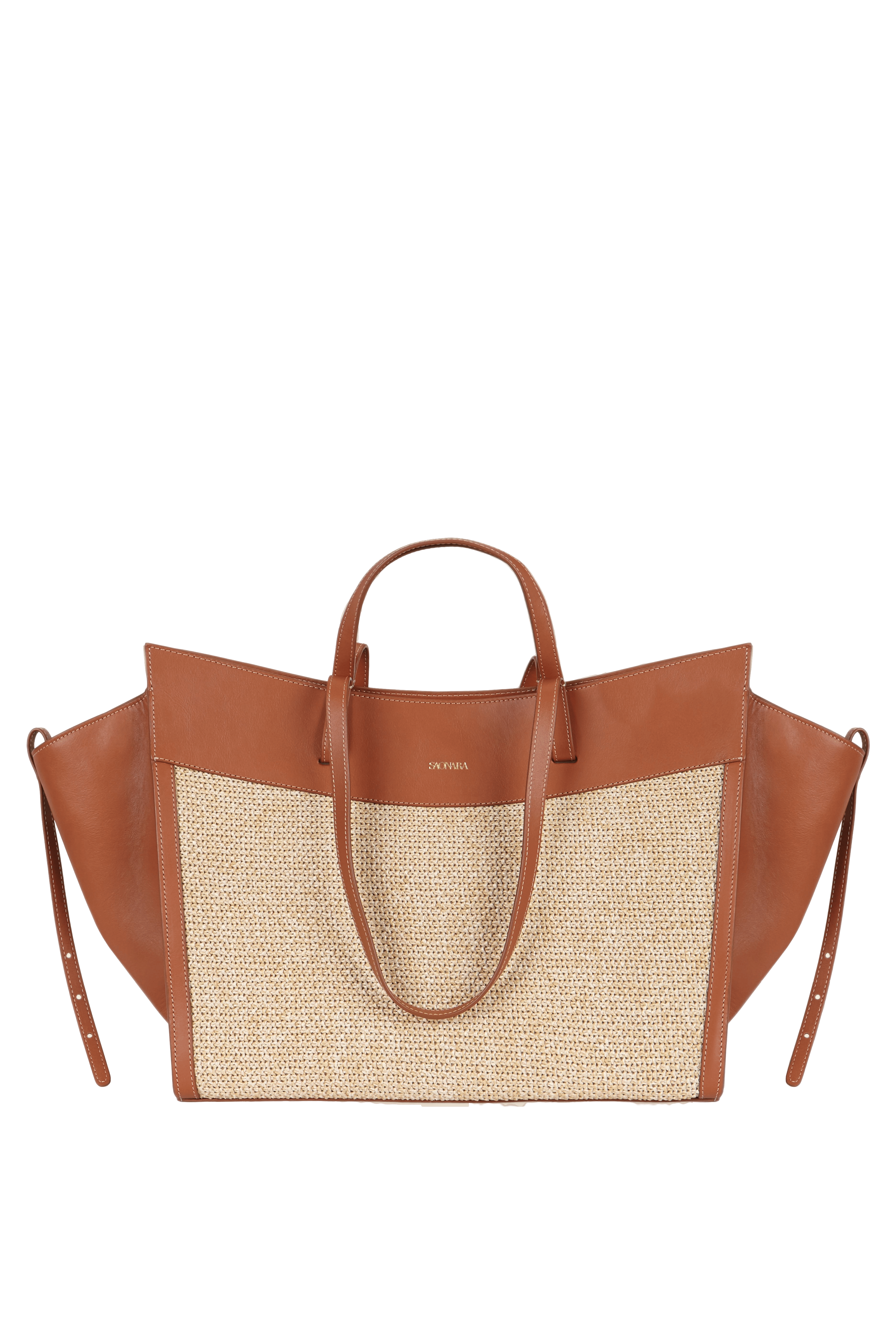 SAONARA LINEN/CARAMEL LEATHER BAG (copy) made by Saonara